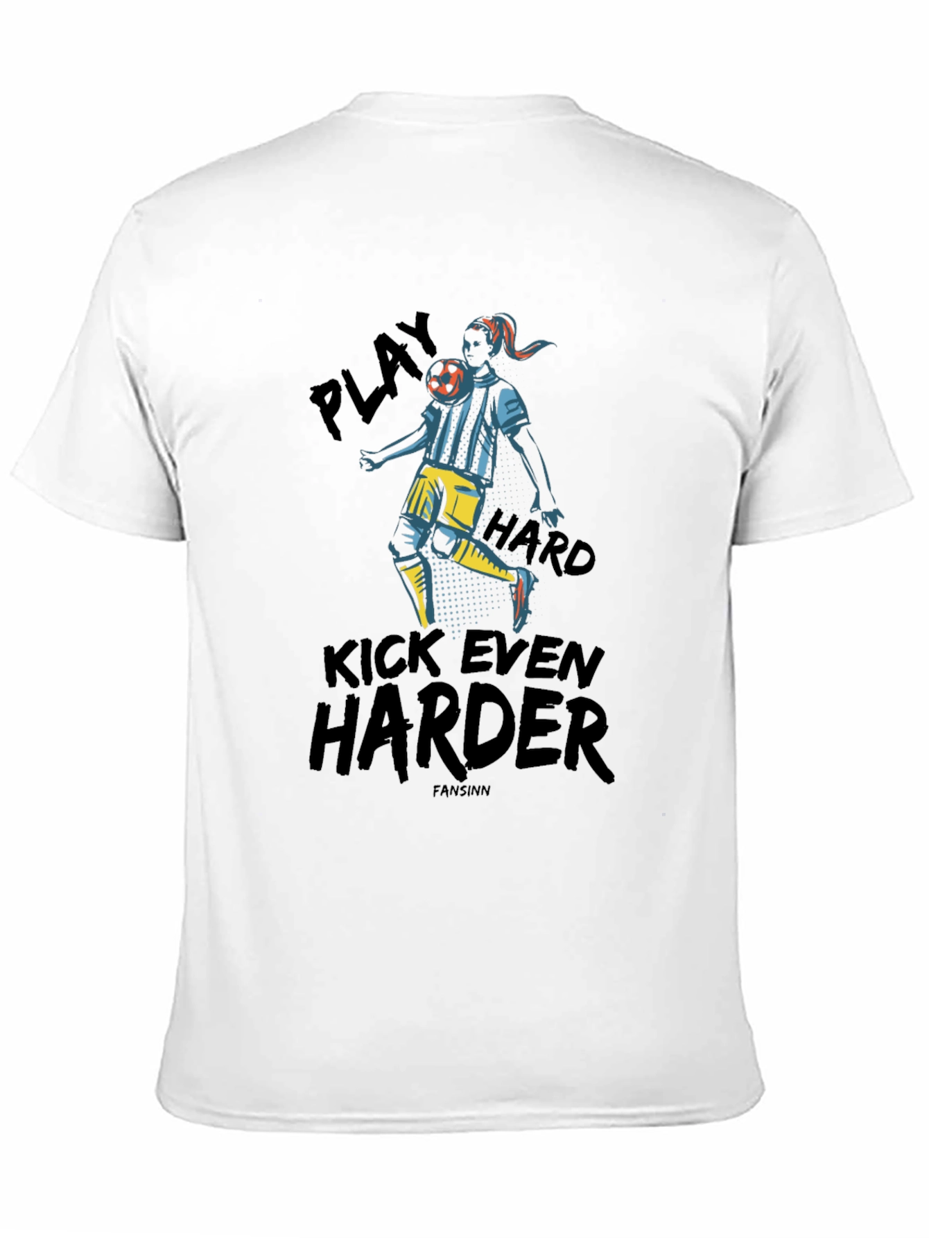 Play Hard Soccer Graphic Tee - Black