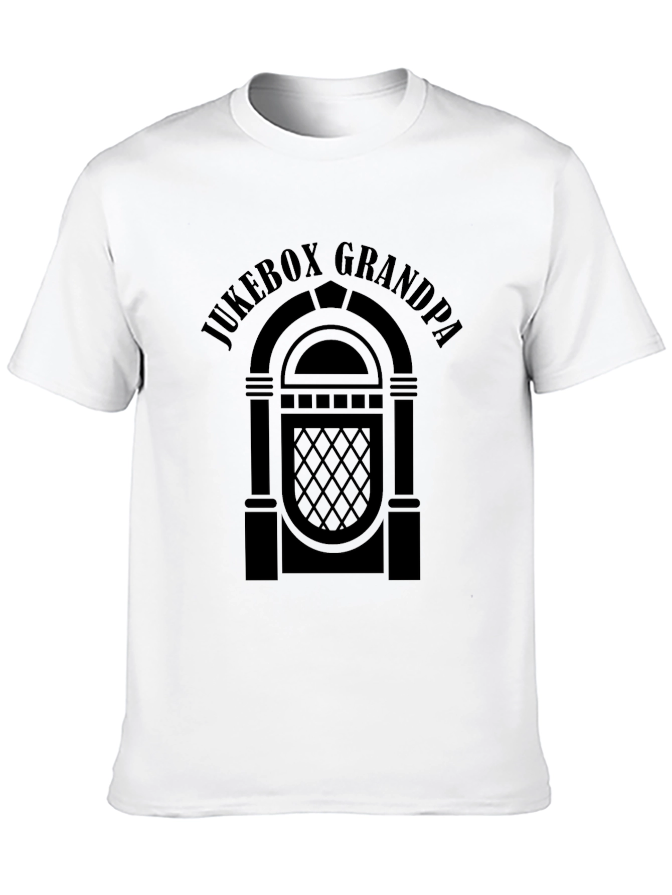 Jukebox Grandpa T-Shirt - Retro Music Lover Tee