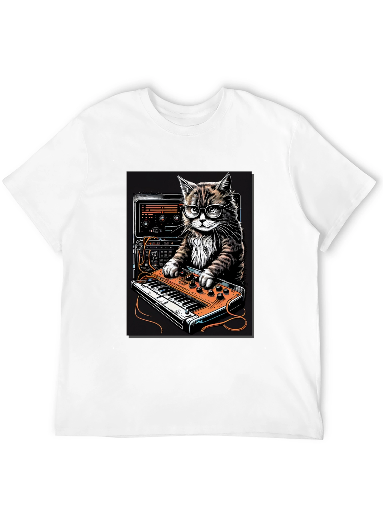 DJ Cat T-Shirt - Cool Music Lover Tee