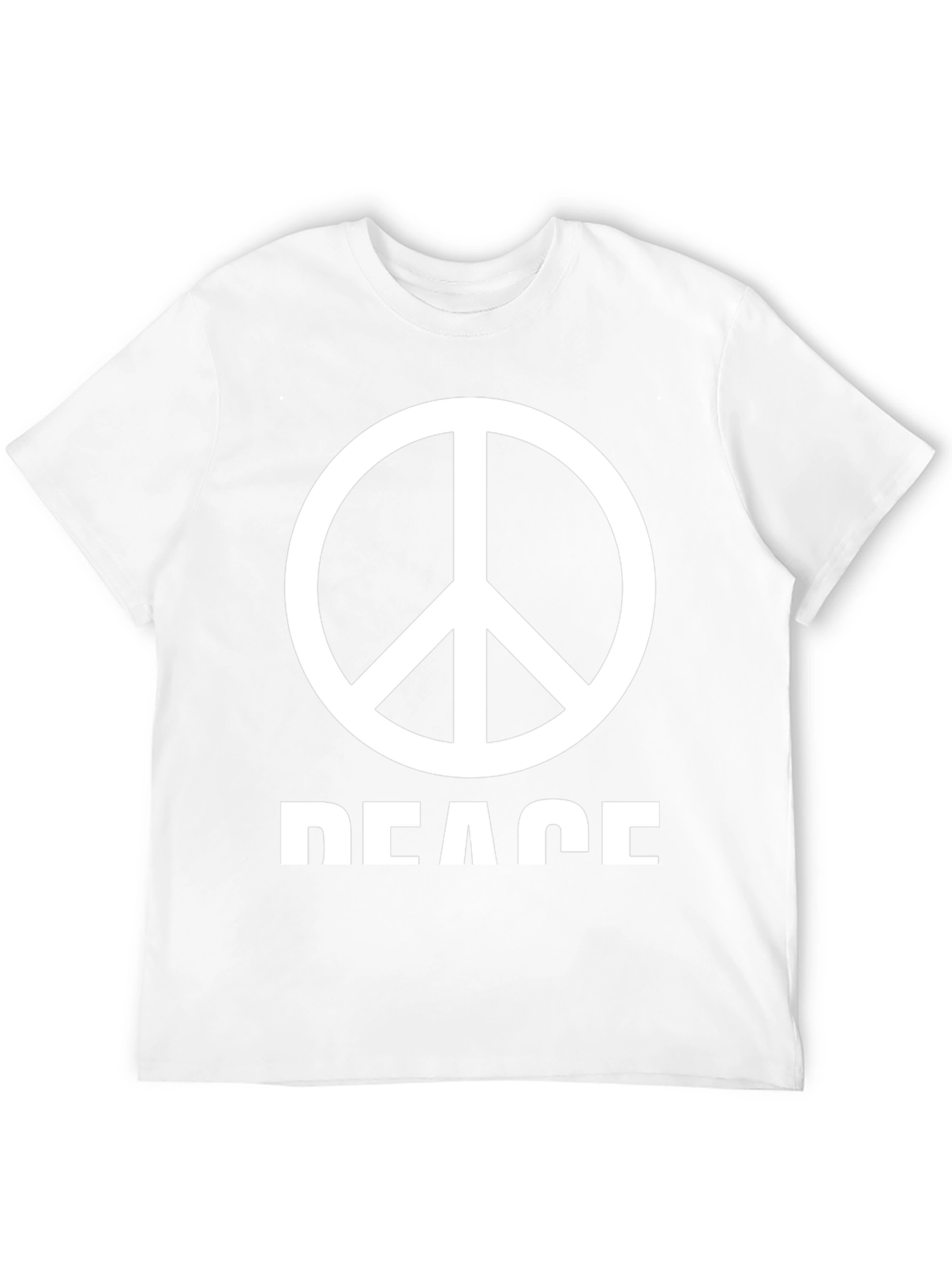 Peace Sign Graphic T-Shirt - Black