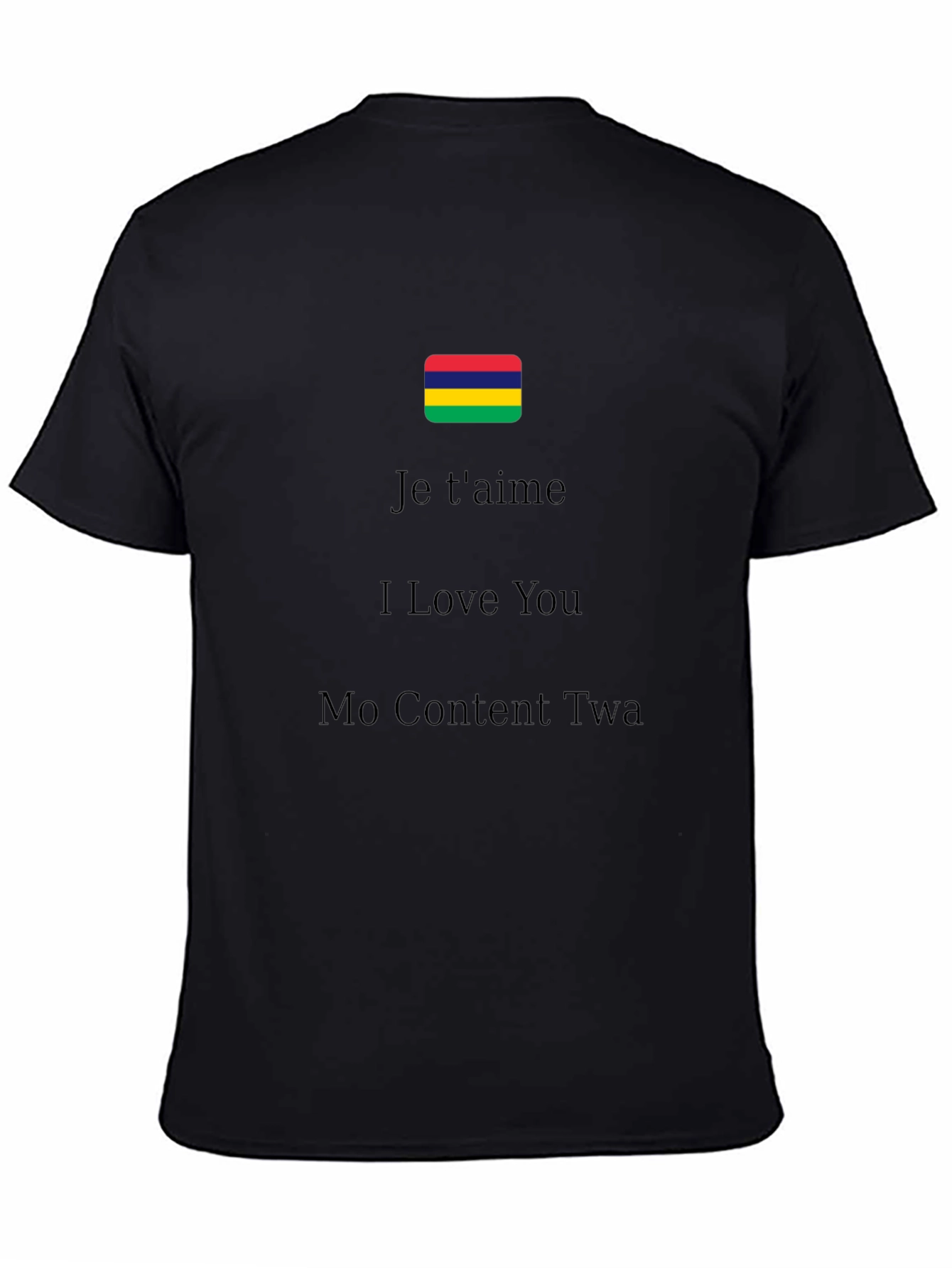 Mauritius Pride T-Shirt - Je Taime I Love You
