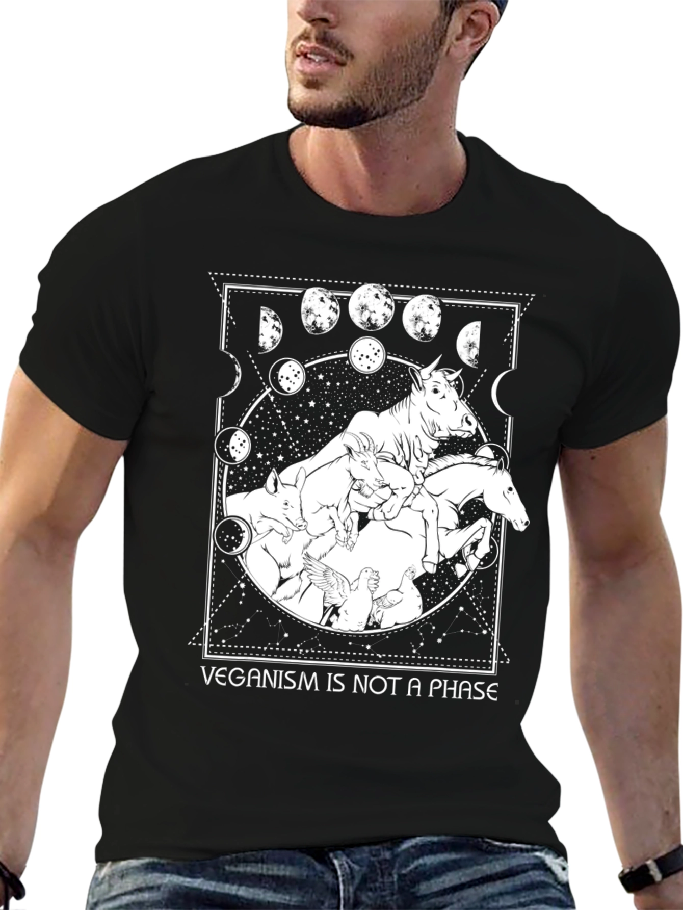 Veganism Not a Phase Graphic T-Shirt