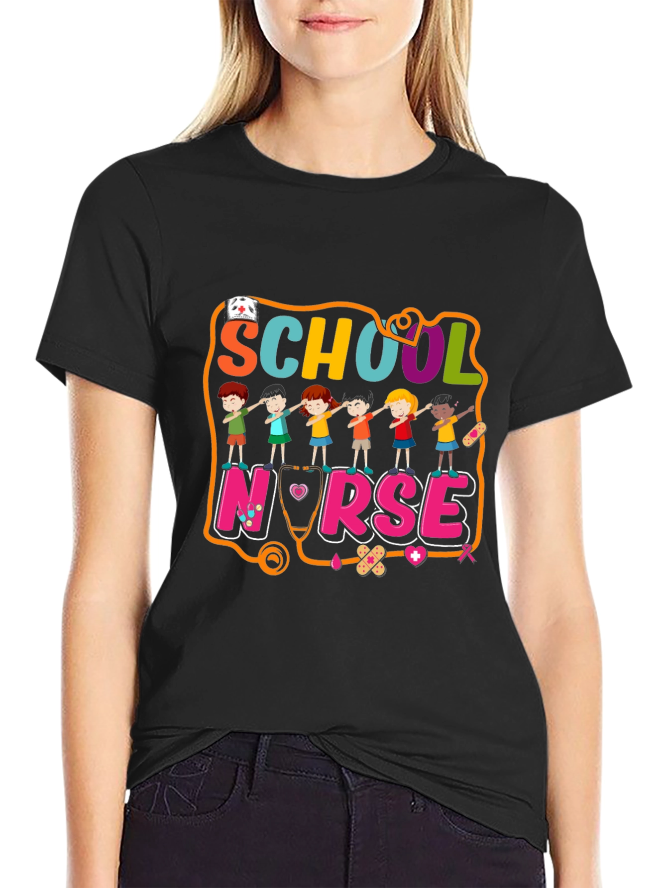 School Nurse T-Shirt Funny Nurse Appreciation Tee