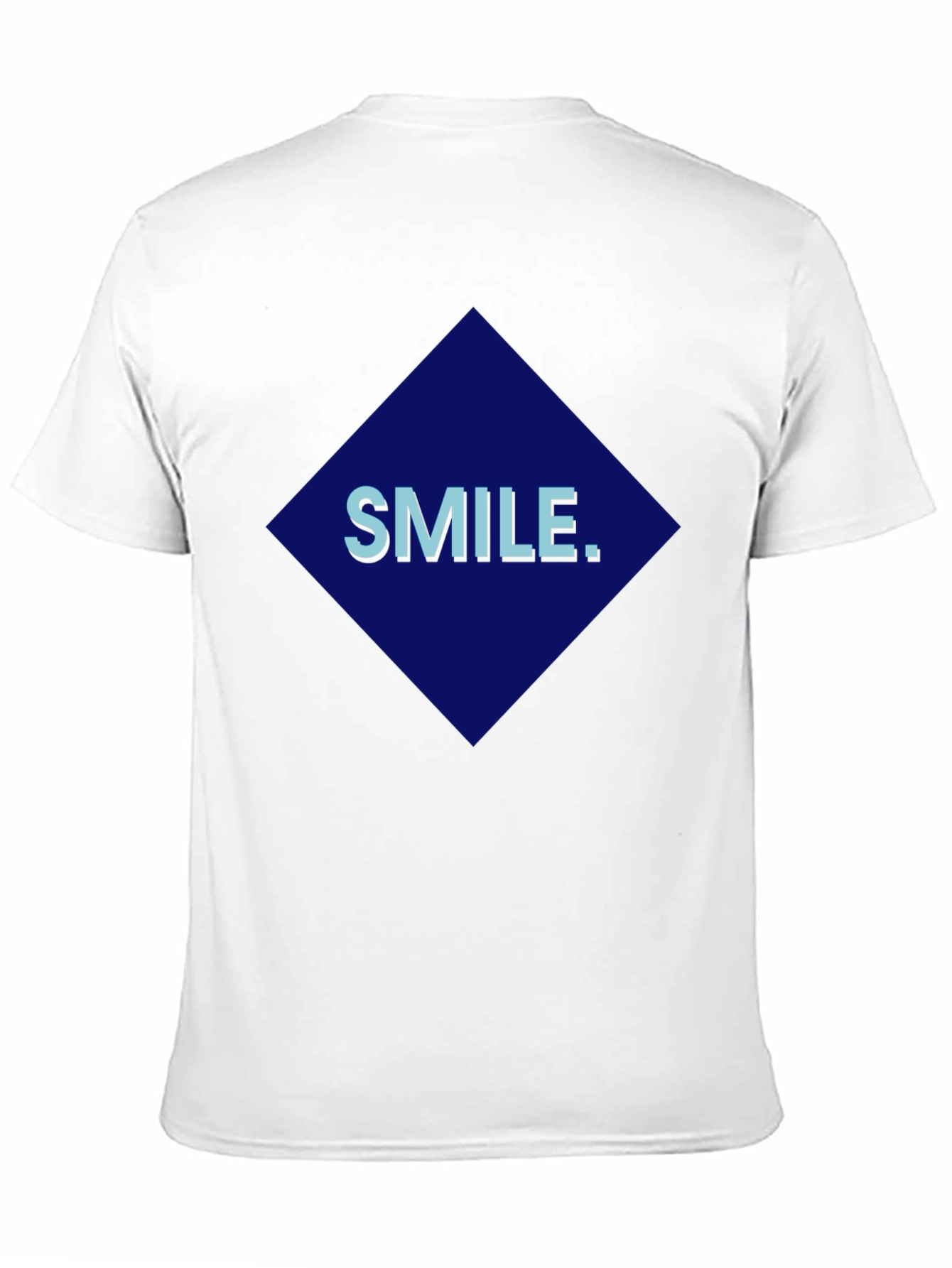 Smile Graphic Print Black T-Shirt