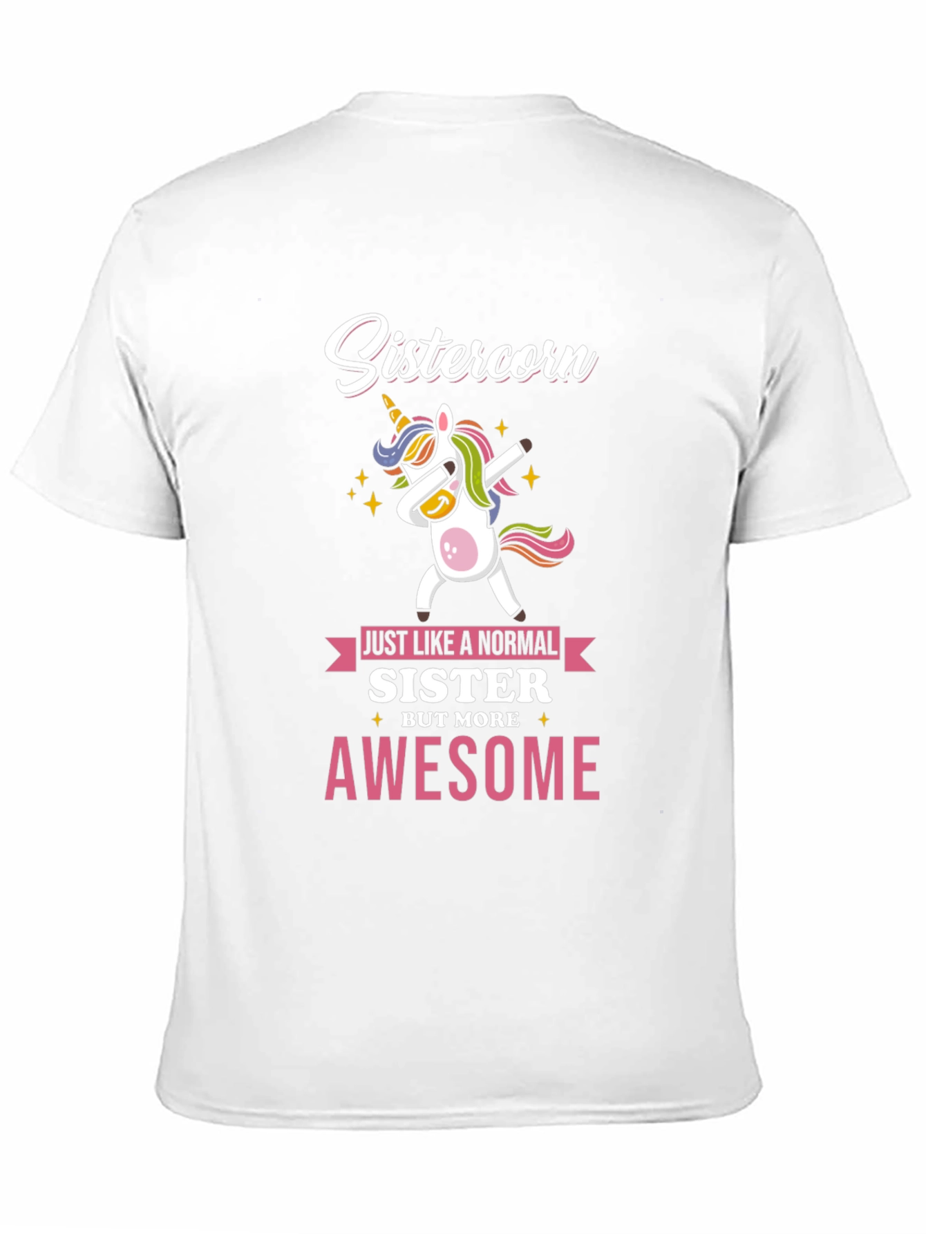 Sistercorn Awesome Unicorn Dabbing T-Shirt