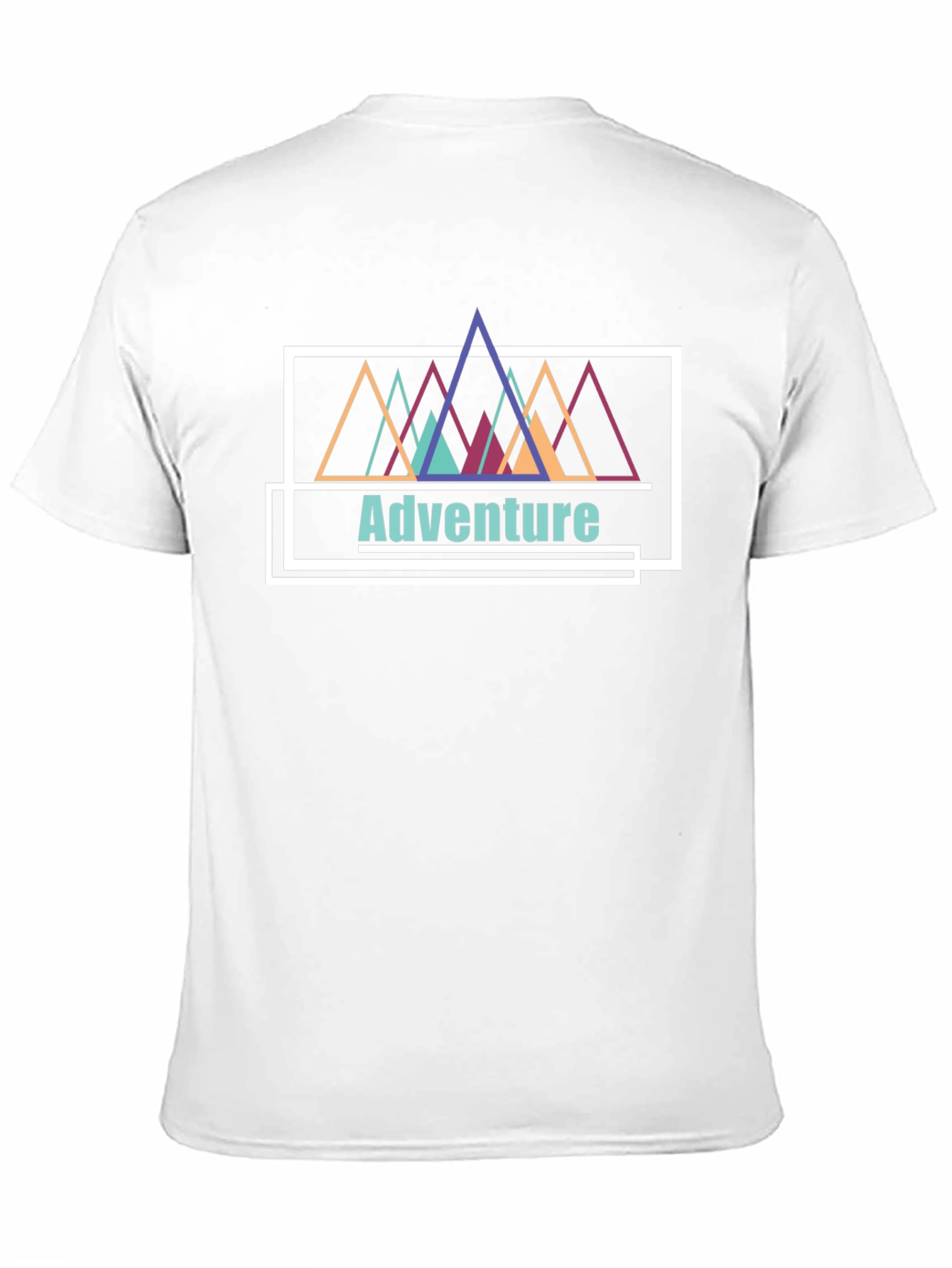 Adventure Mountains Graphic Tee - Black Cotton T-Shirt