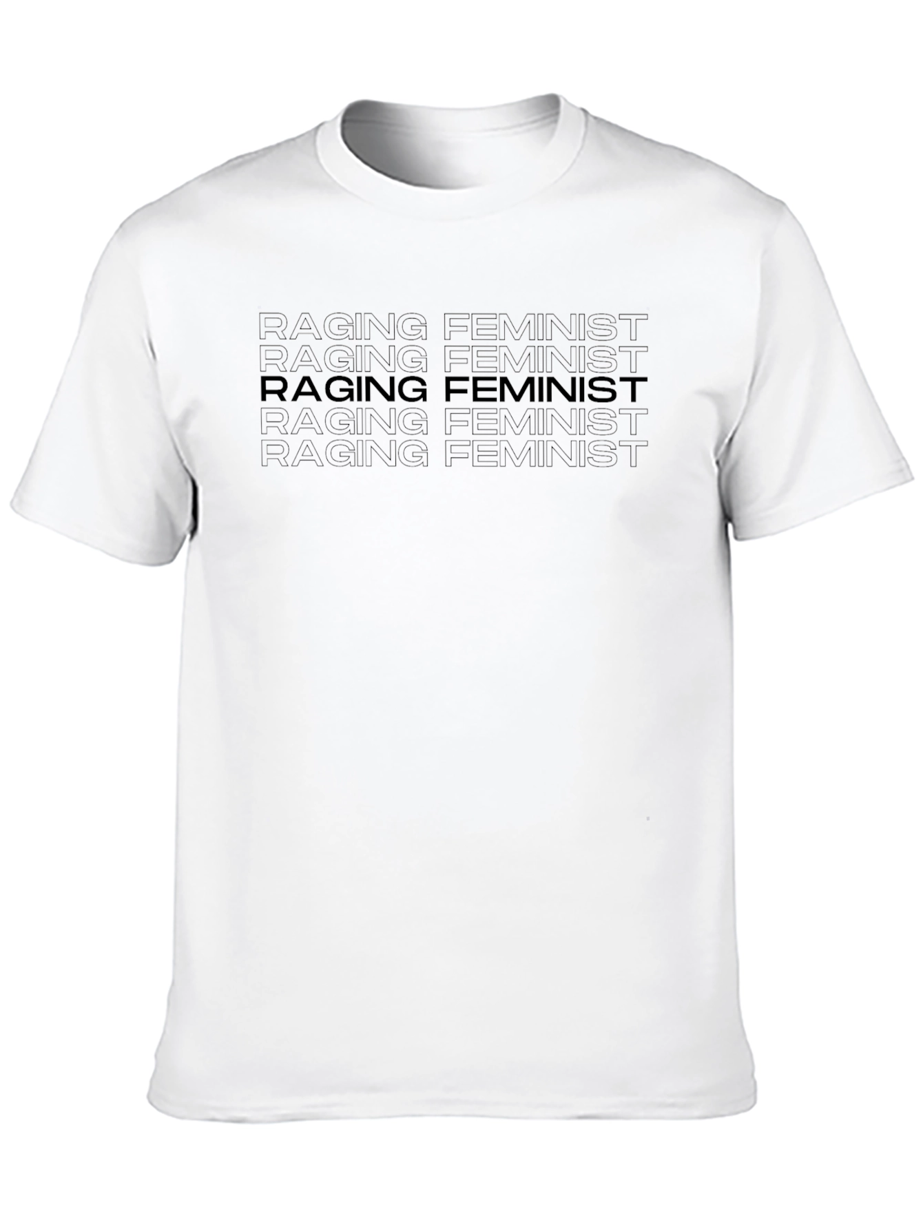 Raging Feminist Statement T-Shirt