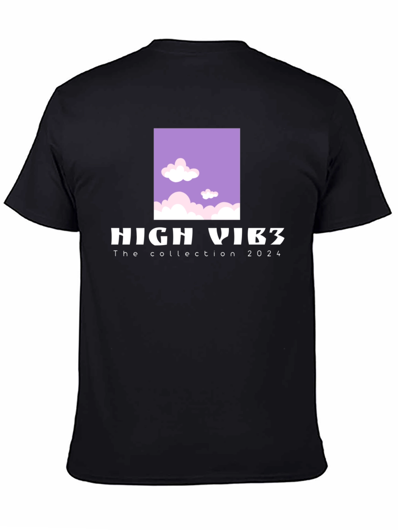 High Vib3s 2024 Collection Black Graphic Tee