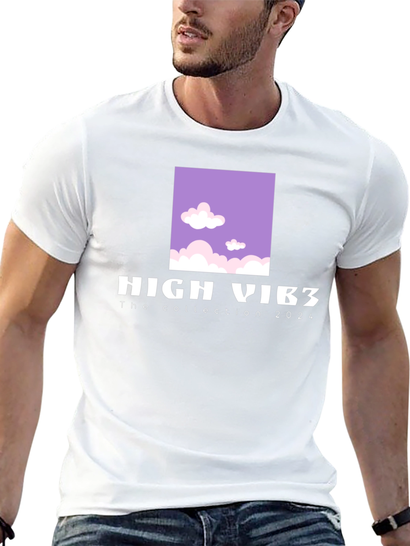 High Vib3s 2024 Collection Black Graphic Tee