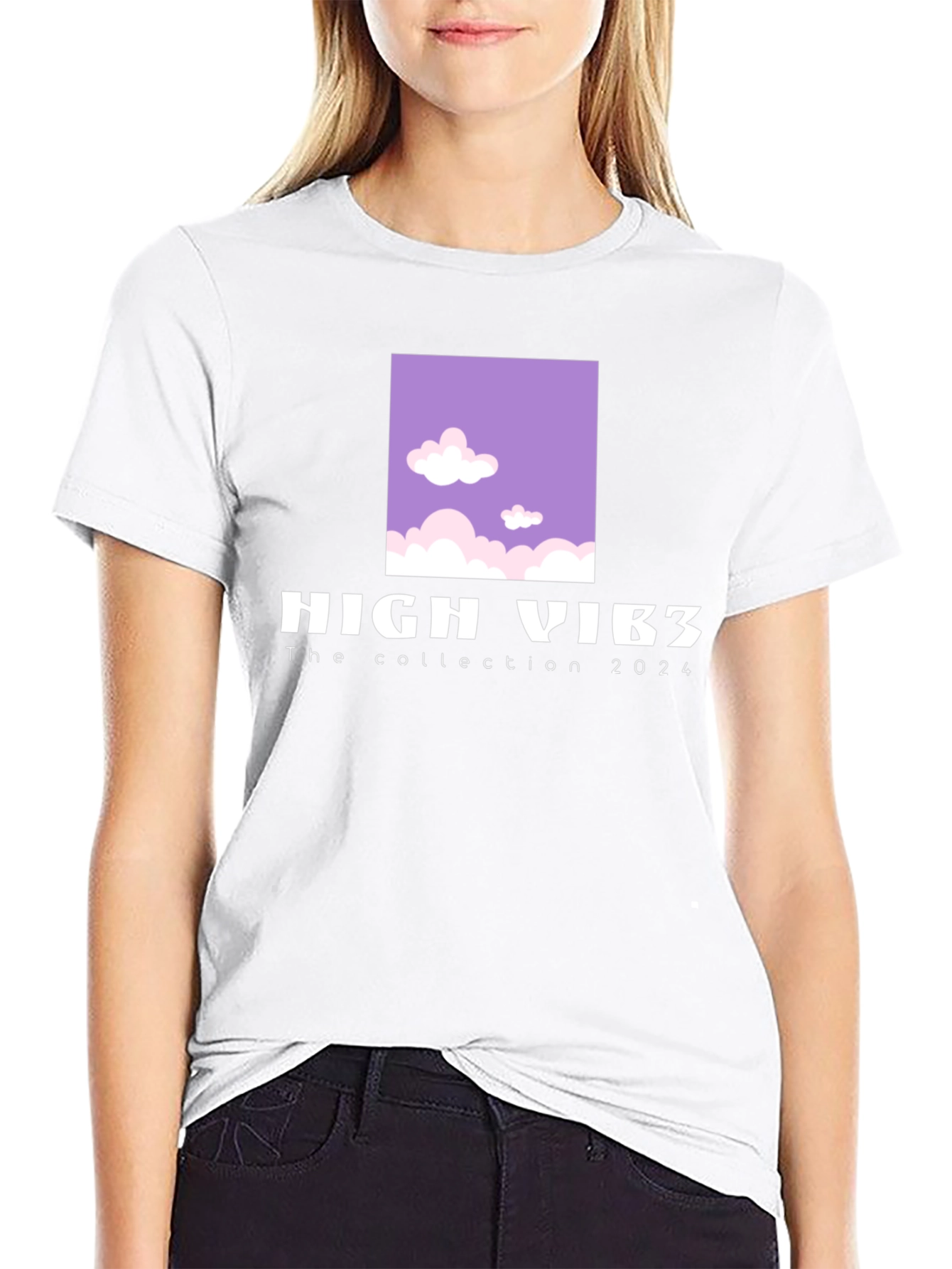 High Vib3s 2024 Collection Black Graphic Tee
