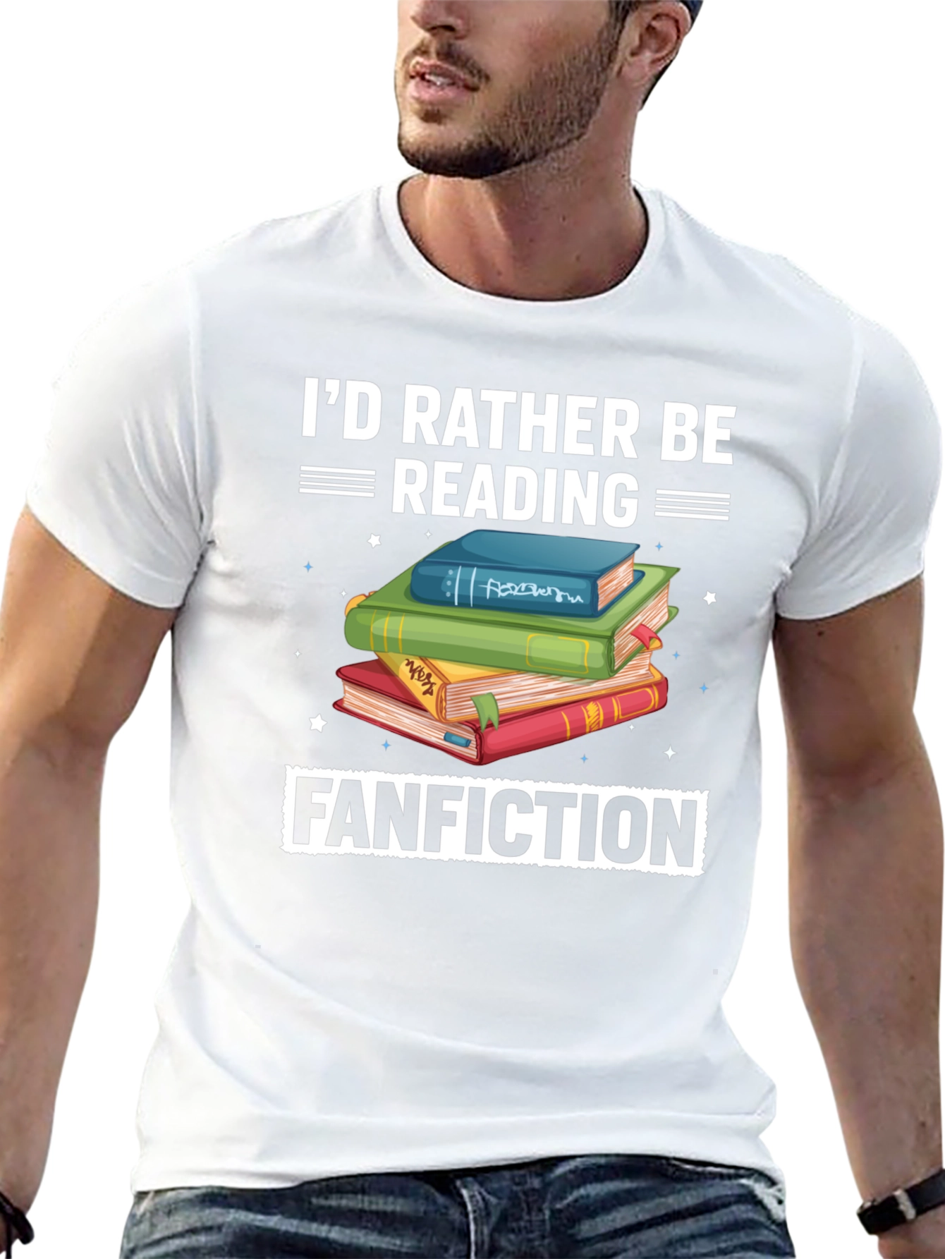 Reading Fanfiction T-Shirt - Book Lover Tee