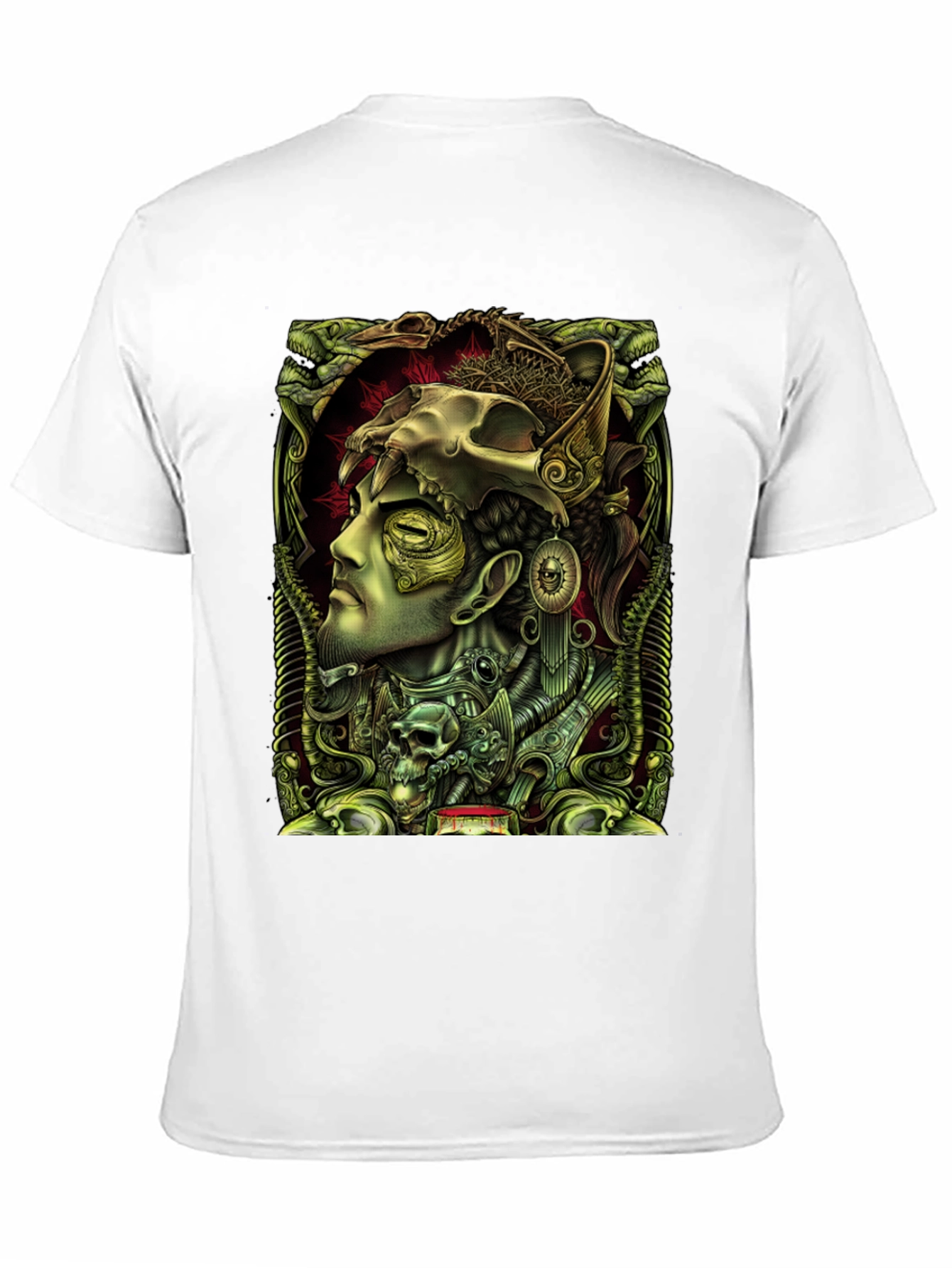 Esoteric Skull Graphic Tee - Unique Design
