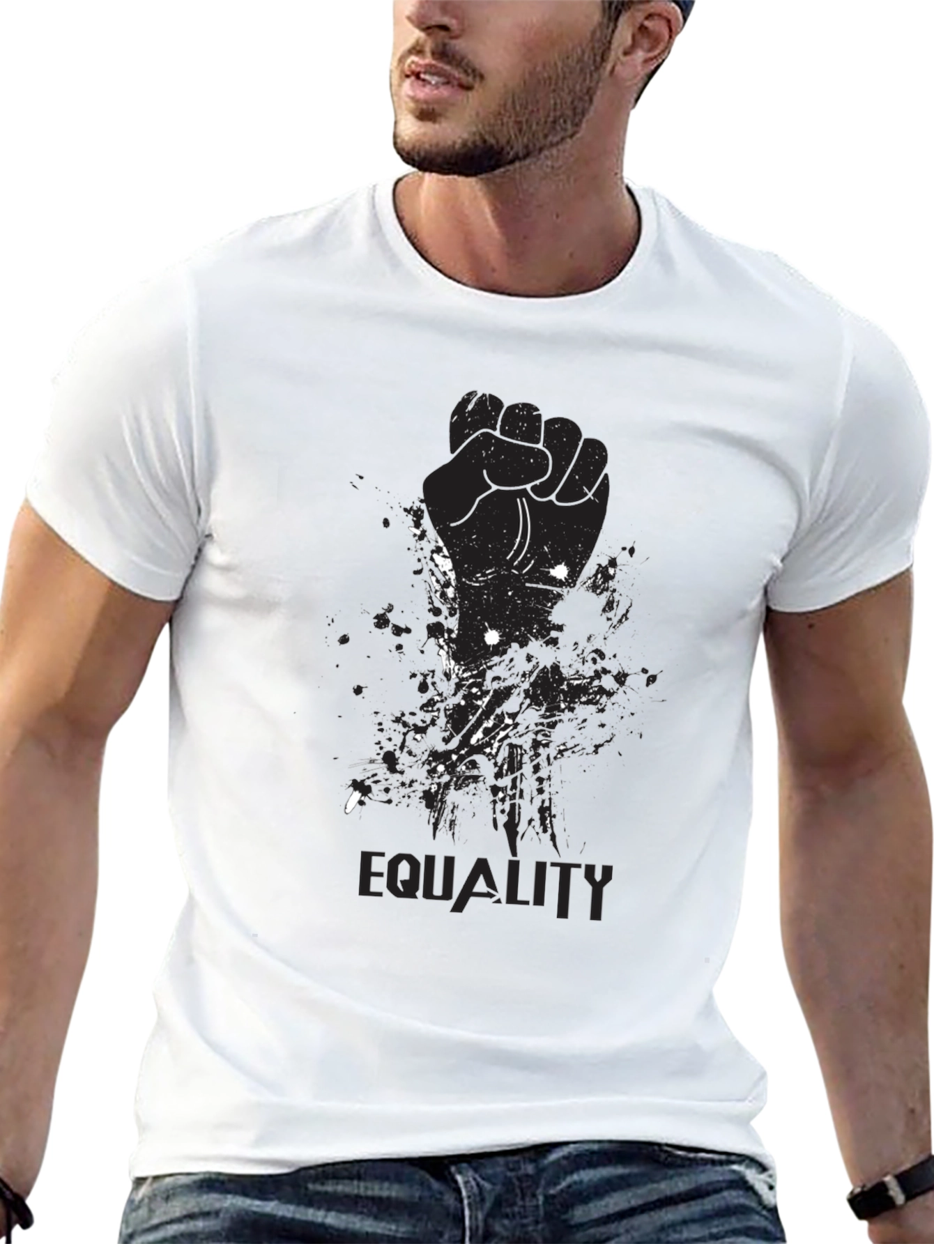 Equality Graphic T-Shirt - Black