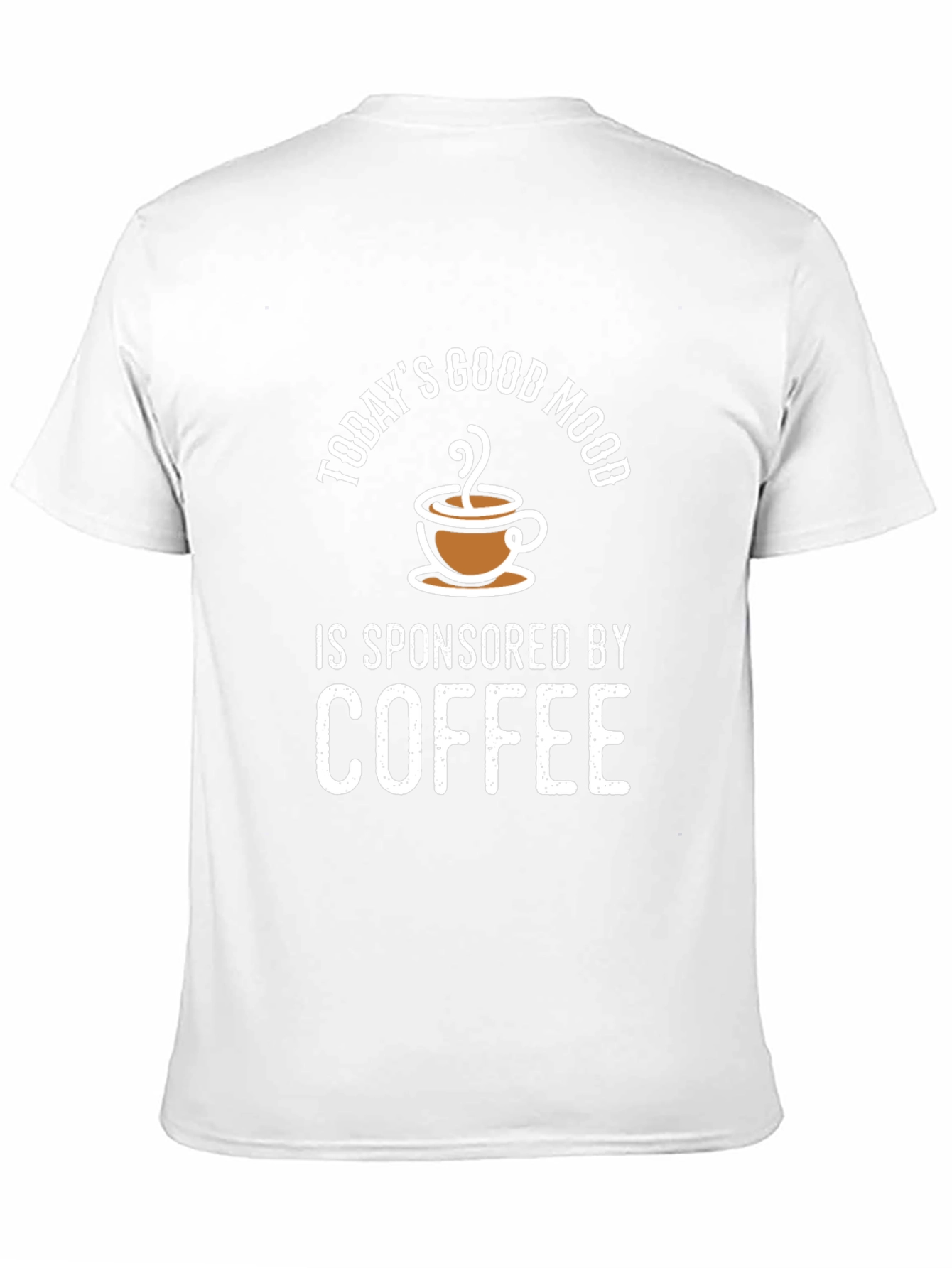 Coffee Sponsored Mood Black Graphic Tee