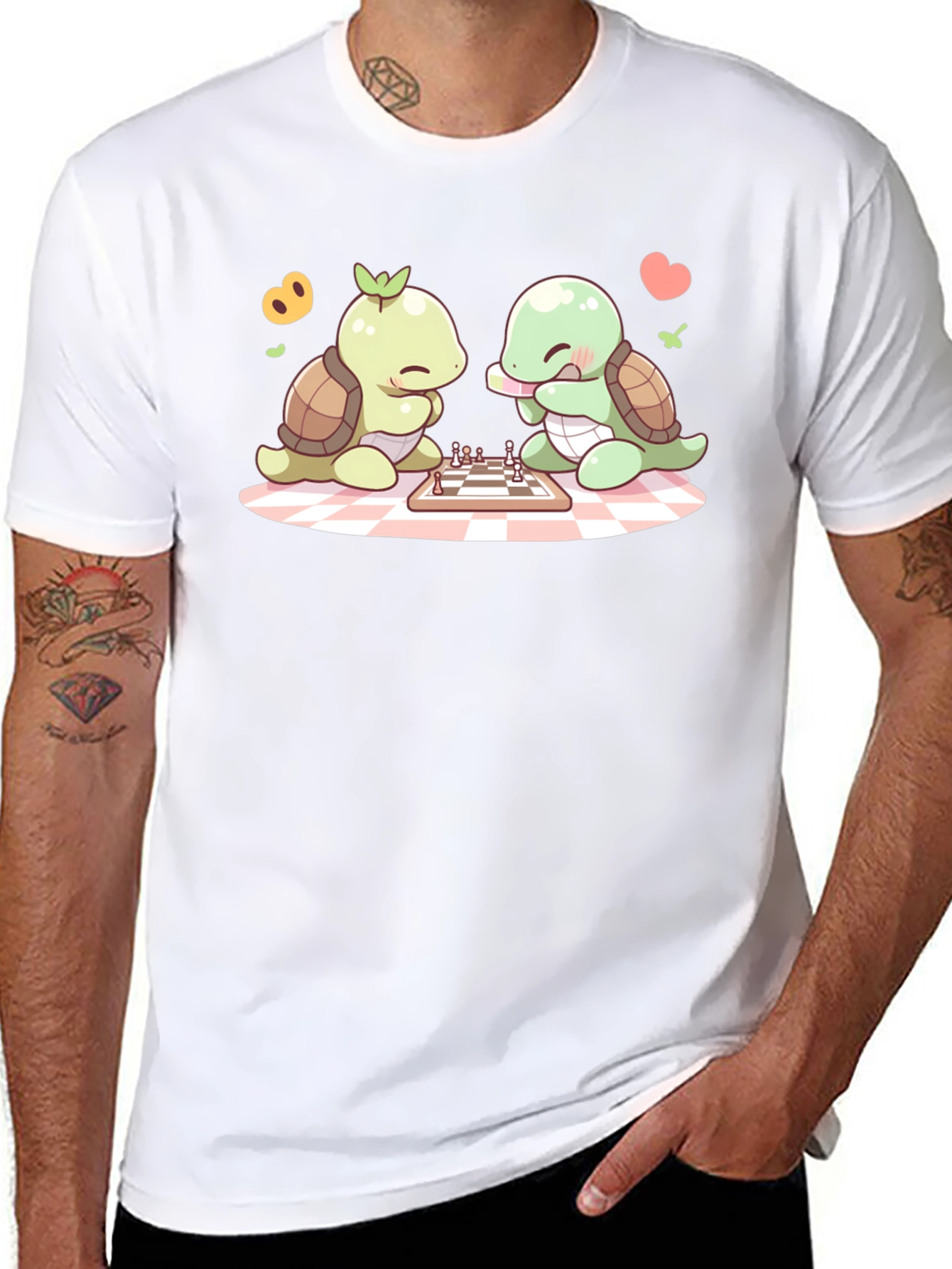 Cute Turtle Chess T-Shirt