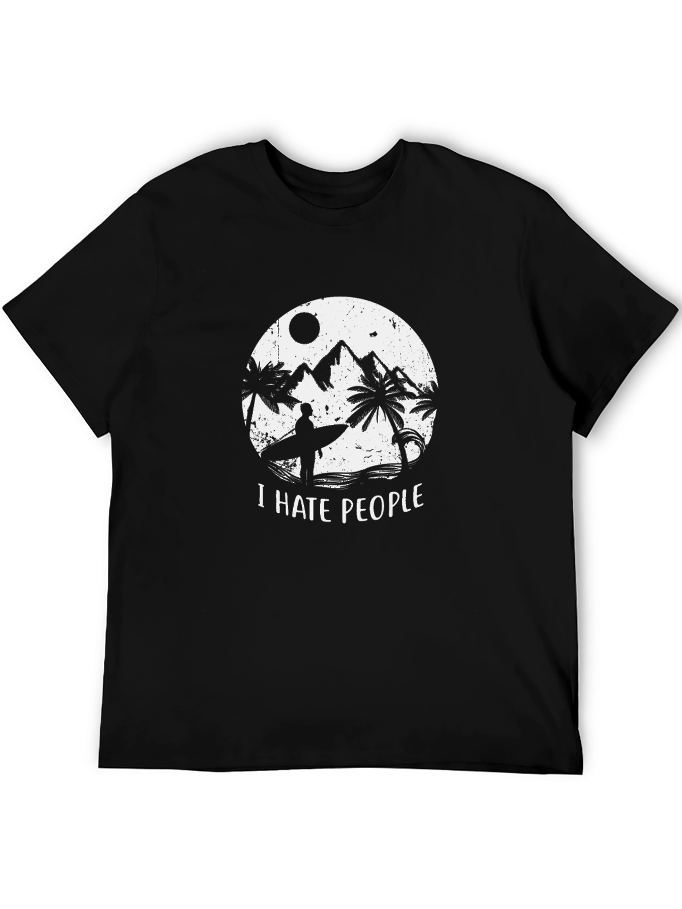 I Hate People Surfer Graphic Tee