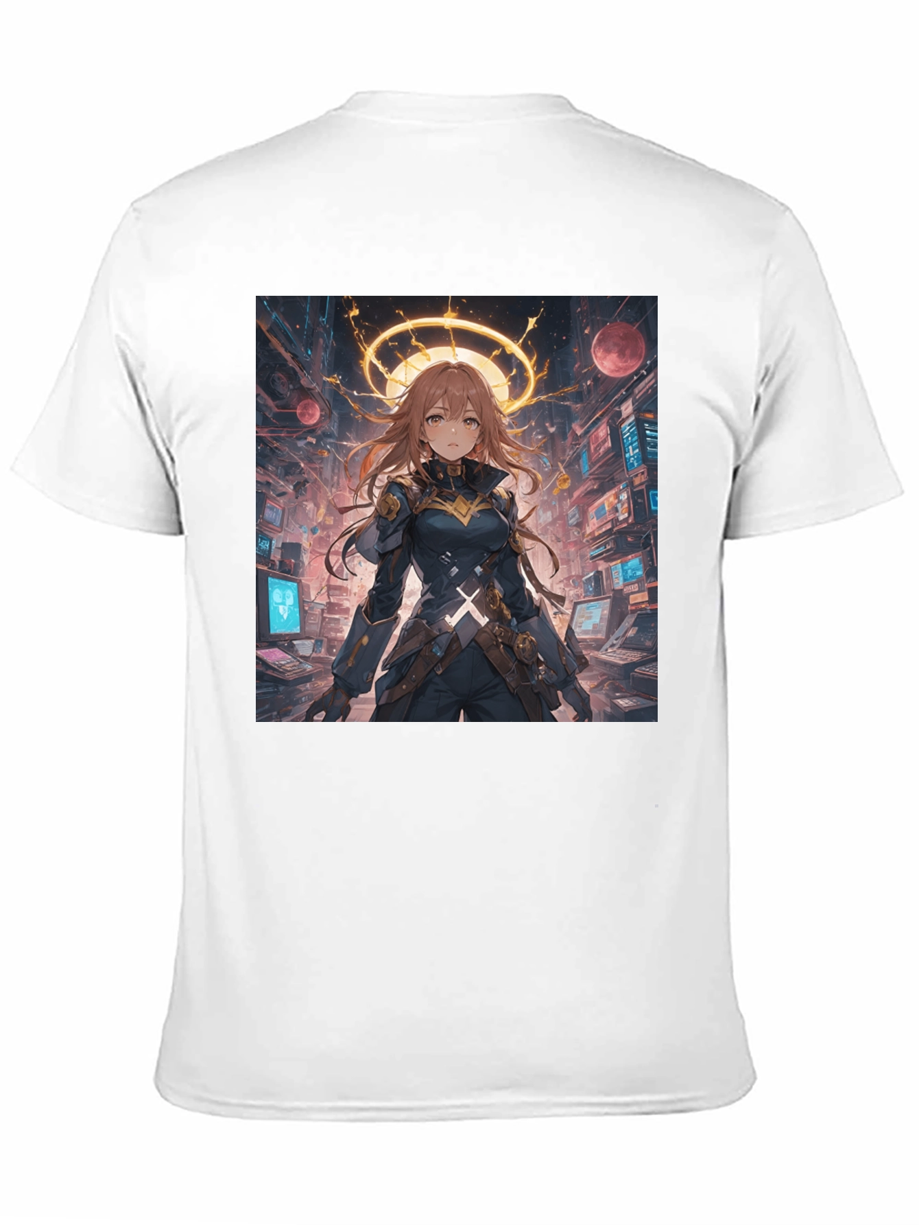 Anime Character Graphic Black T-Shirt