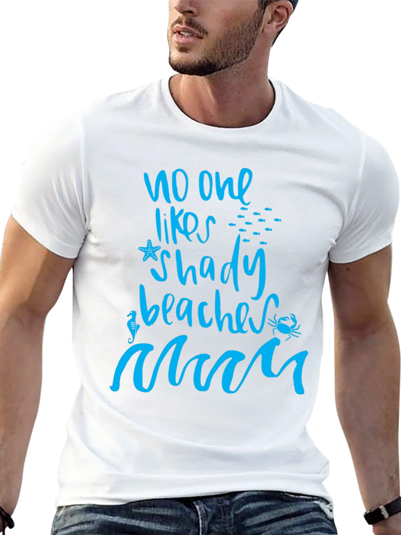 No One Likes Shady Beaches Graphic Tee
