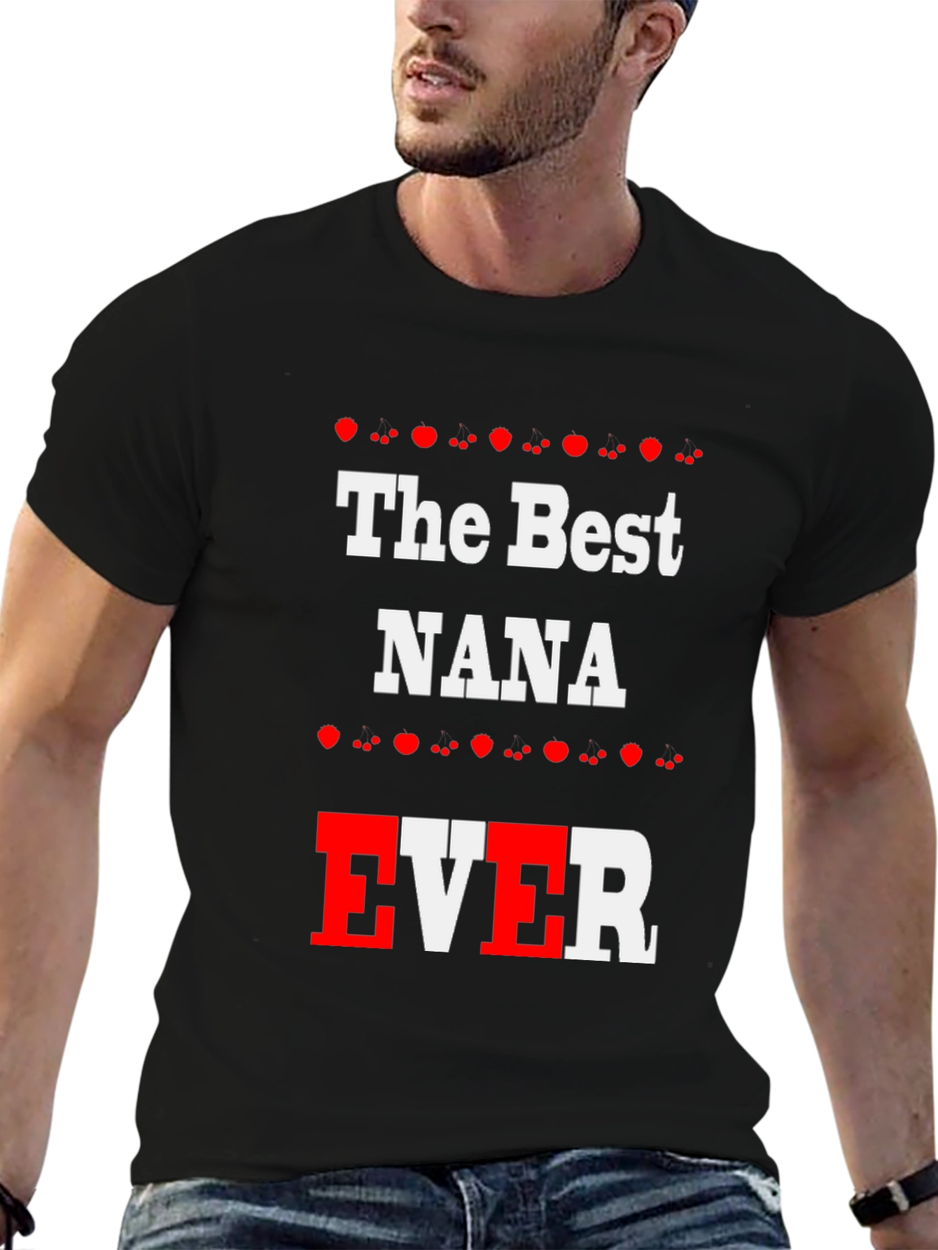 The Best NANA EVER Black T-Shirt