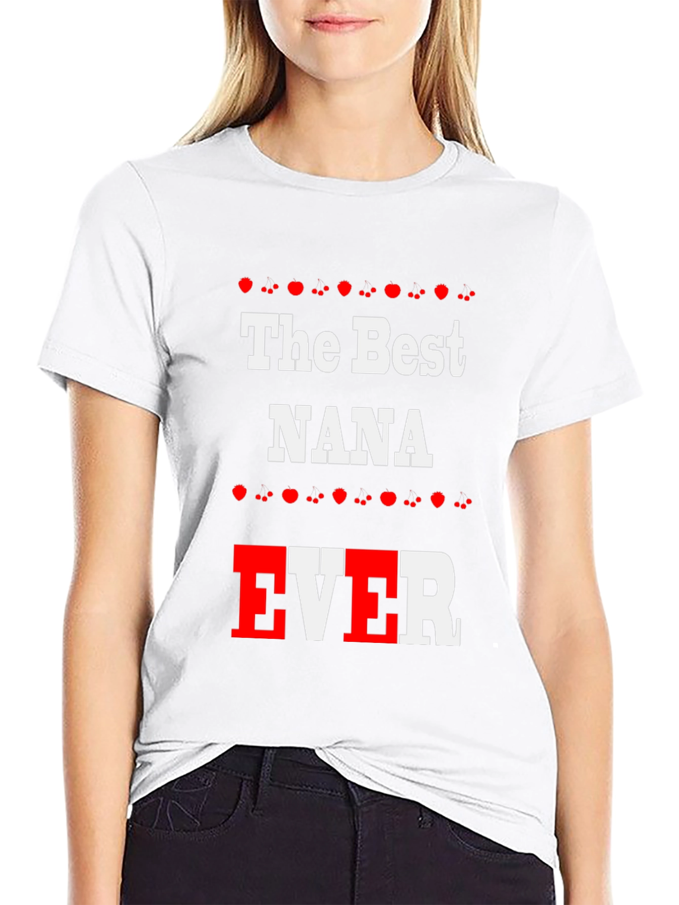 The Best NANA EVER Black T-Shirt