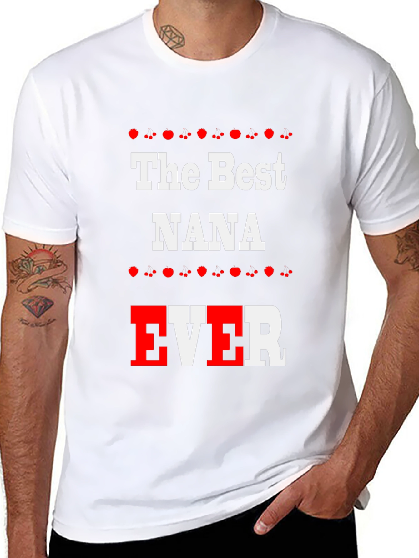 The Best NANA EVER Black T-Shirt