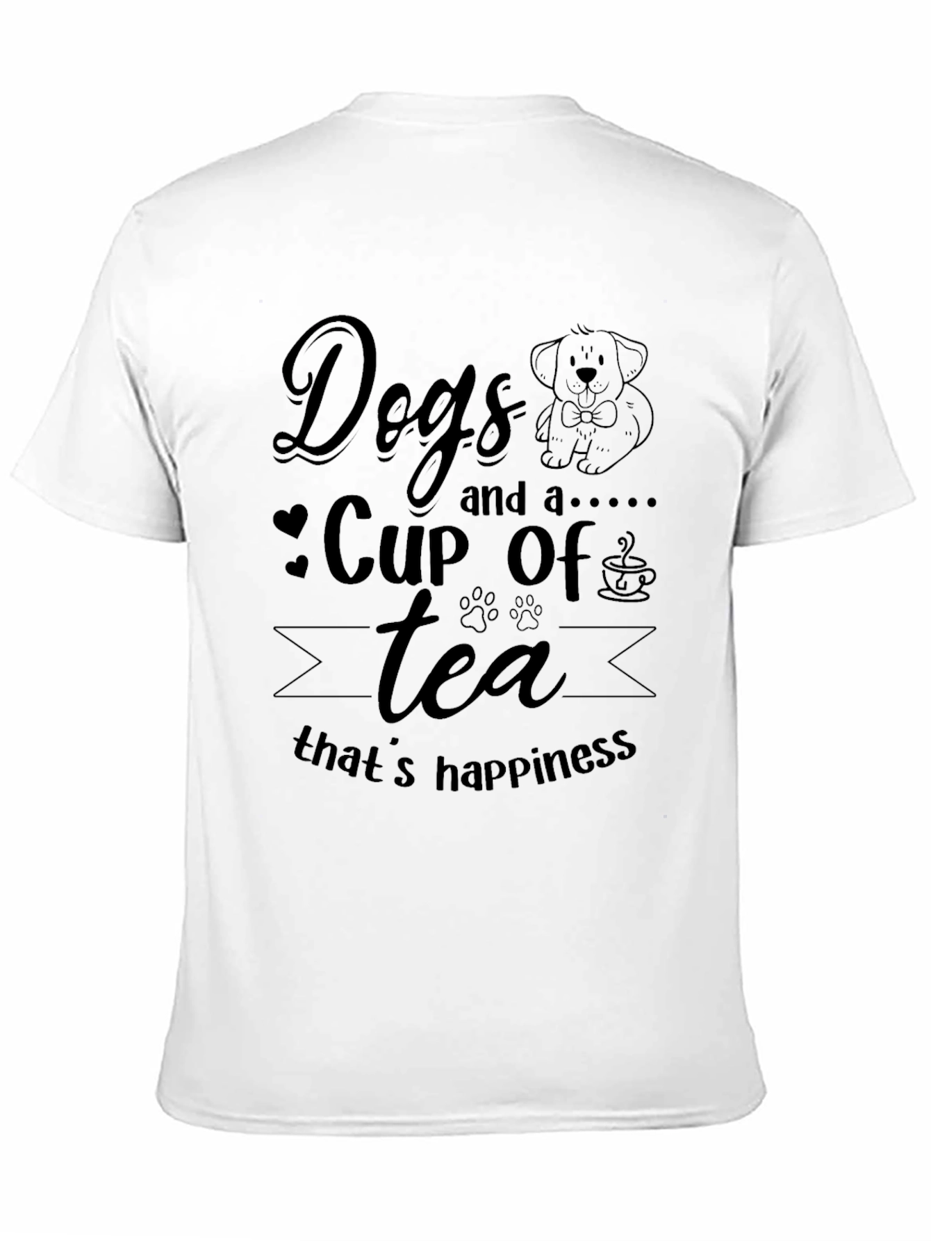 Dogs and Tea Happiness T-Shirt