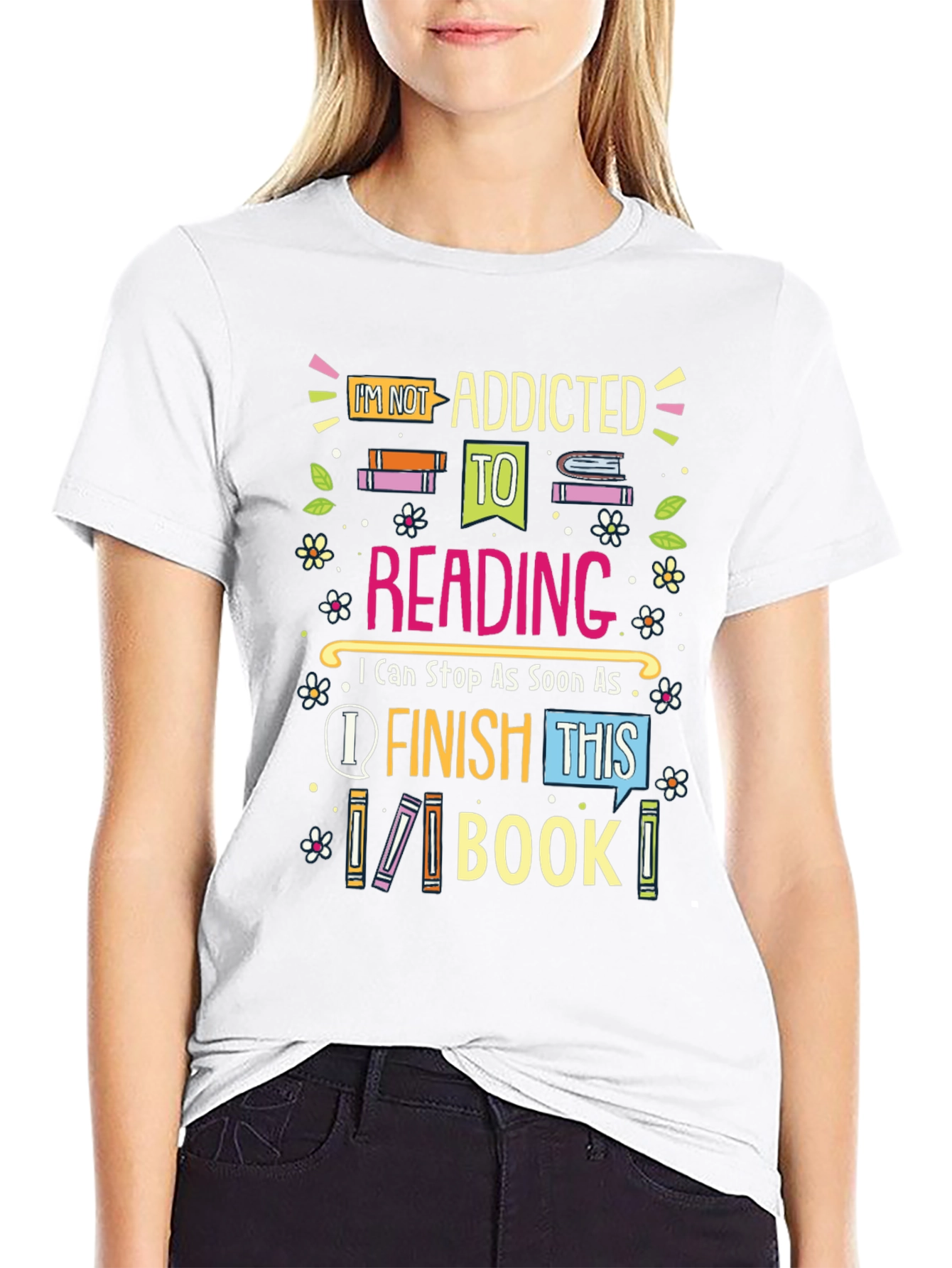 Addicted to Reading Graphic Tee