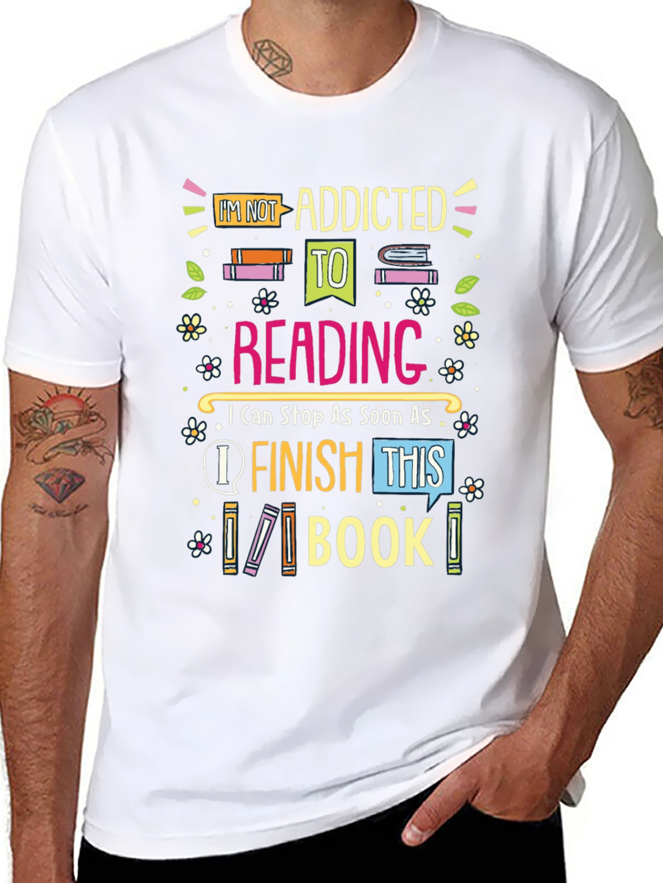 Addicted to Reading Graphic Tee
