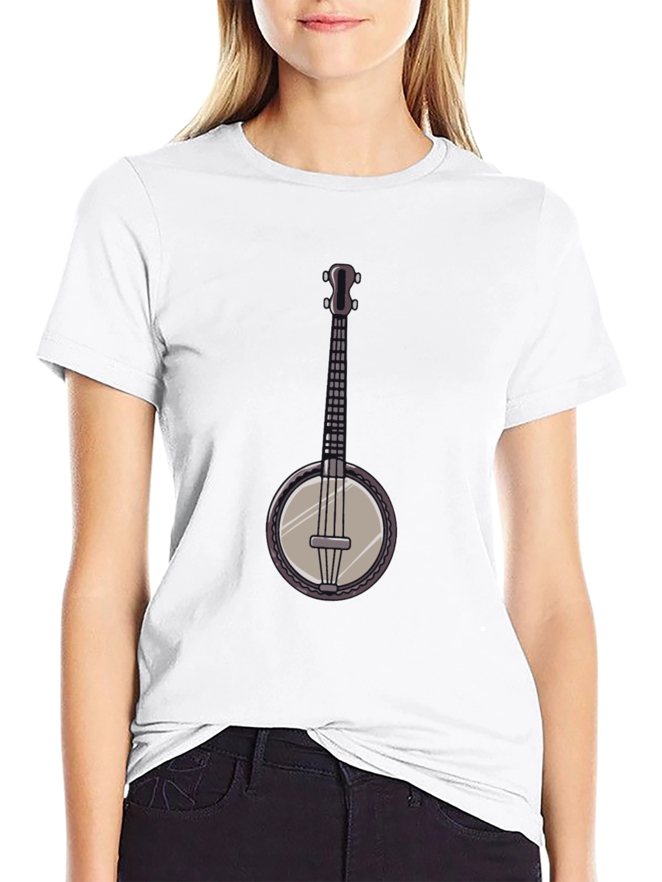 Banjo Graphic Tee - Music Lovers T-Shirt