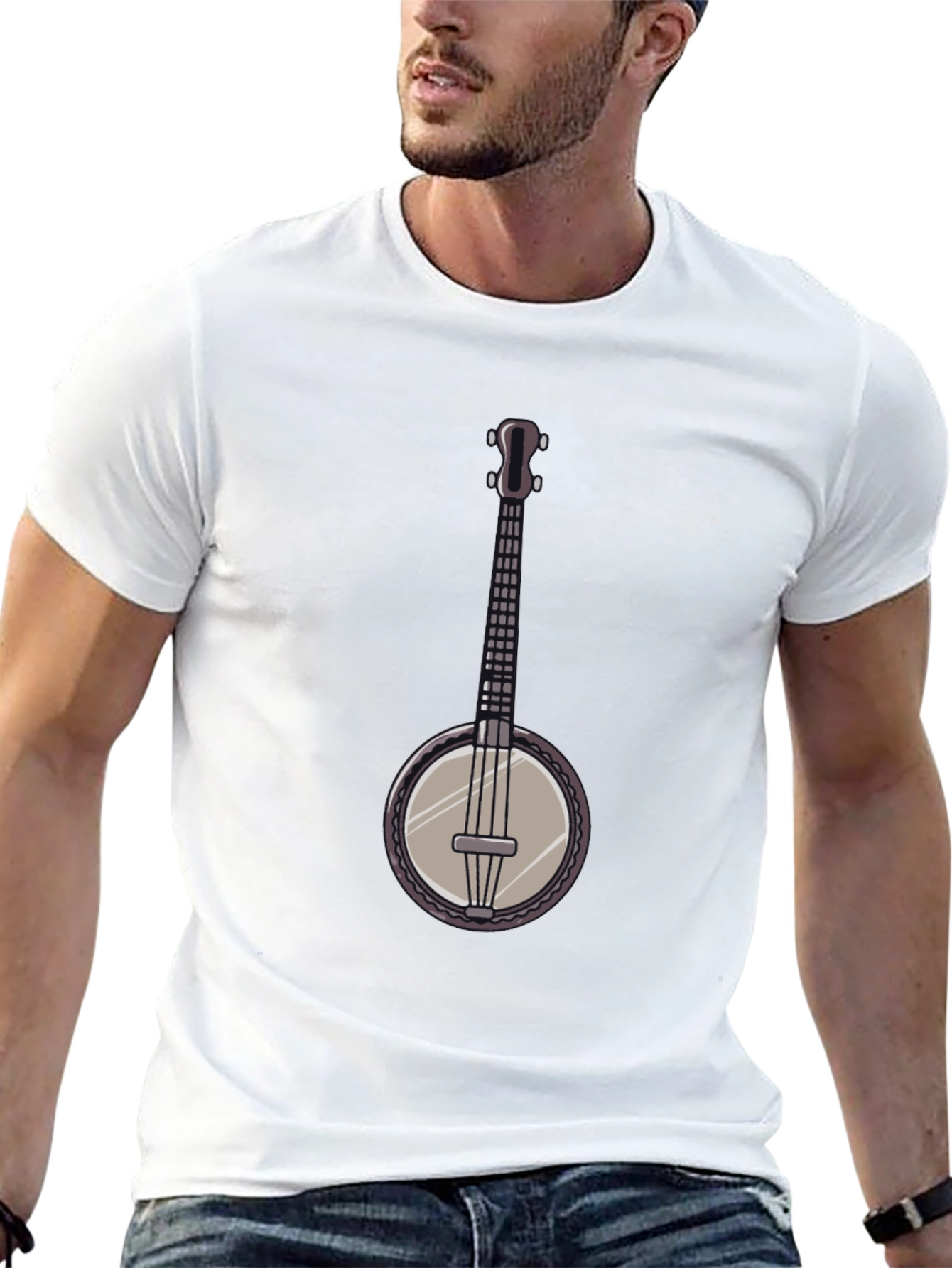 Banjo Graphic Tee - Music Lovers T-Shirt