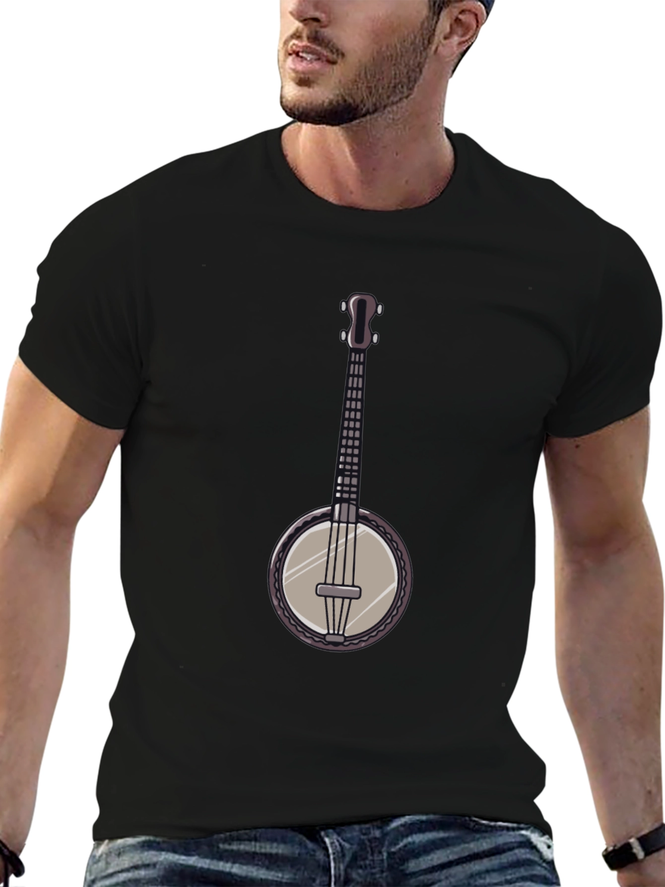 Banjo Graphic Tee - Music Lovers T-Shirt