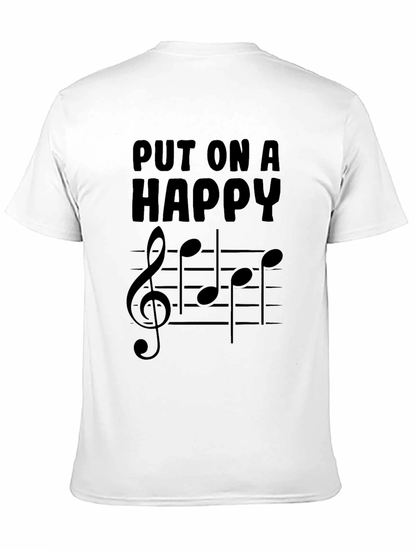 Put On a Happy Face T-Shirt Black