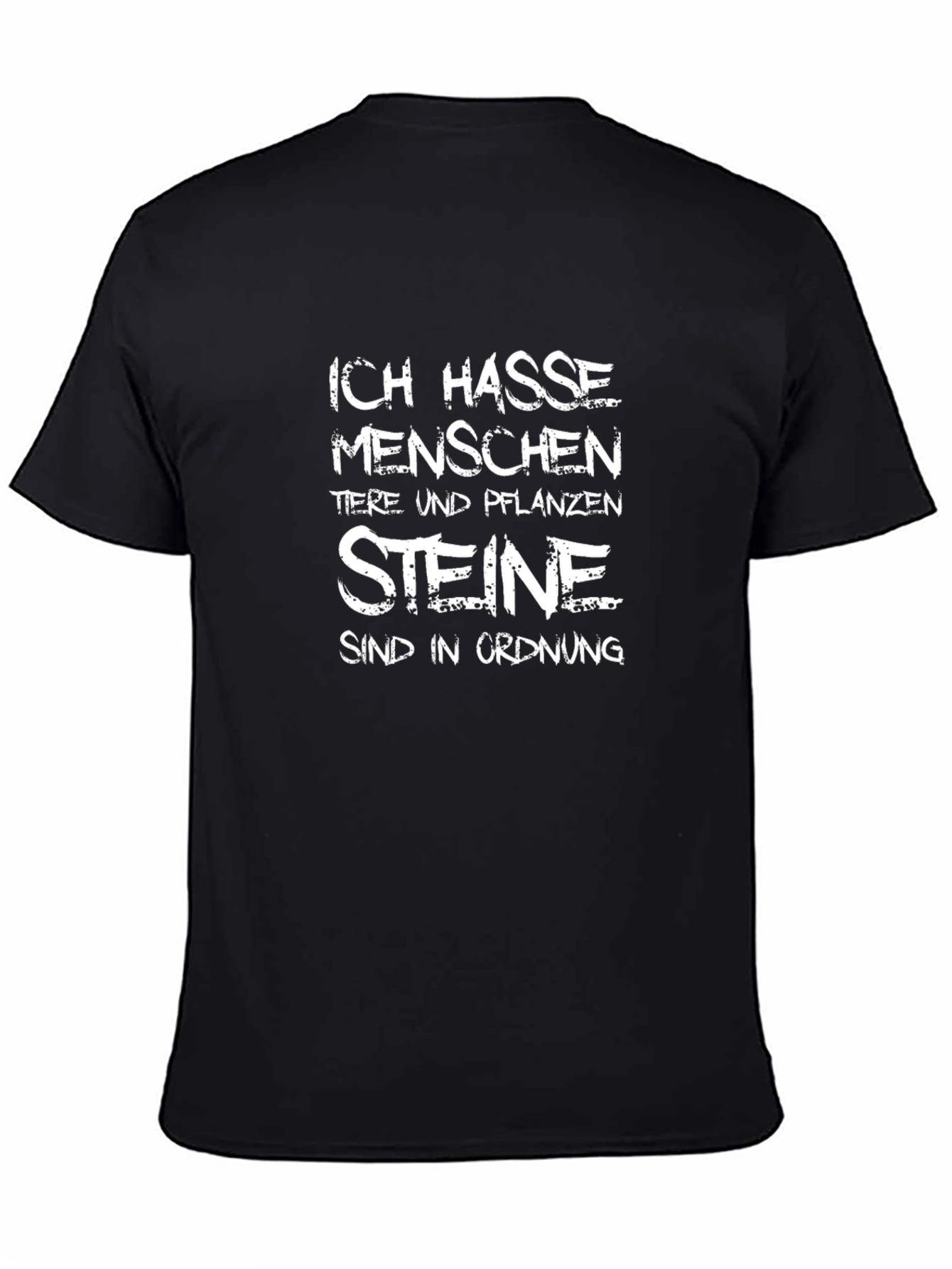 Ich Hasse Menschen T-Shirt Funny Sarcastic Tee