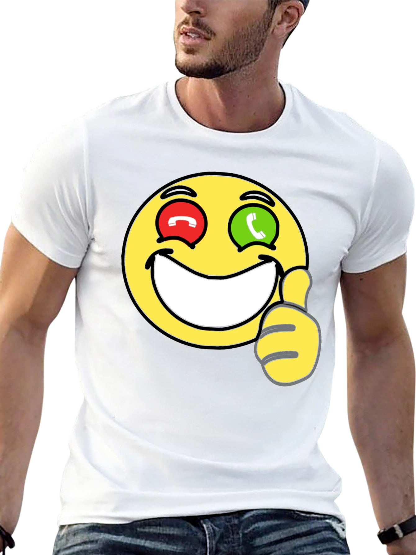 Emoji Thumbs Up T-Shirt - Funny Graphic Tee
