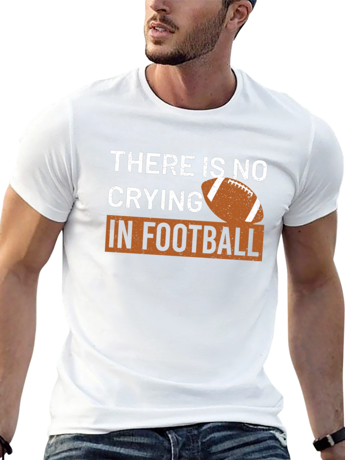 There is no Crying in Football Graphic T-Shirt