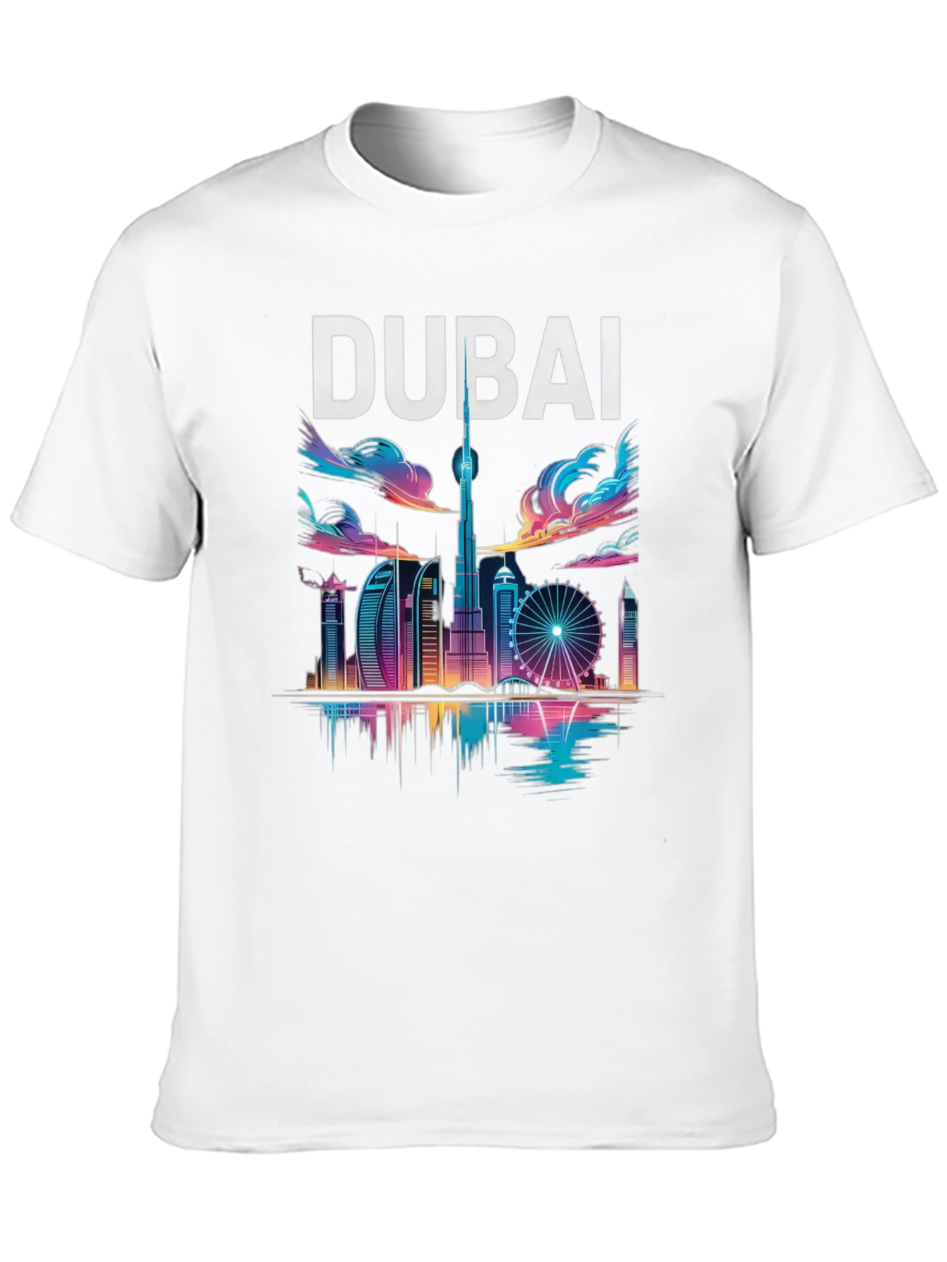 Dubai Skyline Graphic T-Shirt