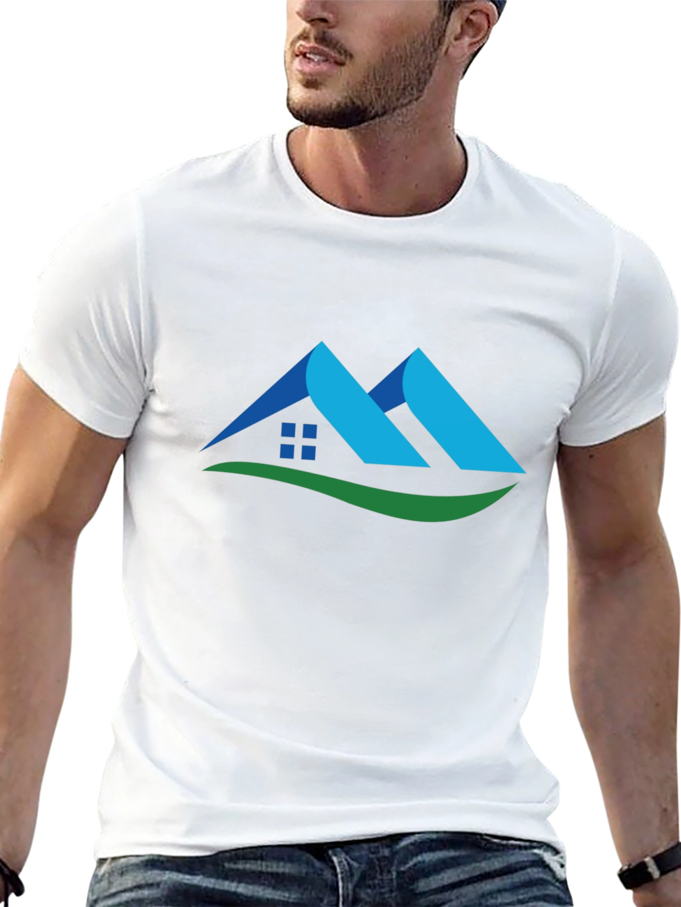 Modern Home Design Black T-Shirt