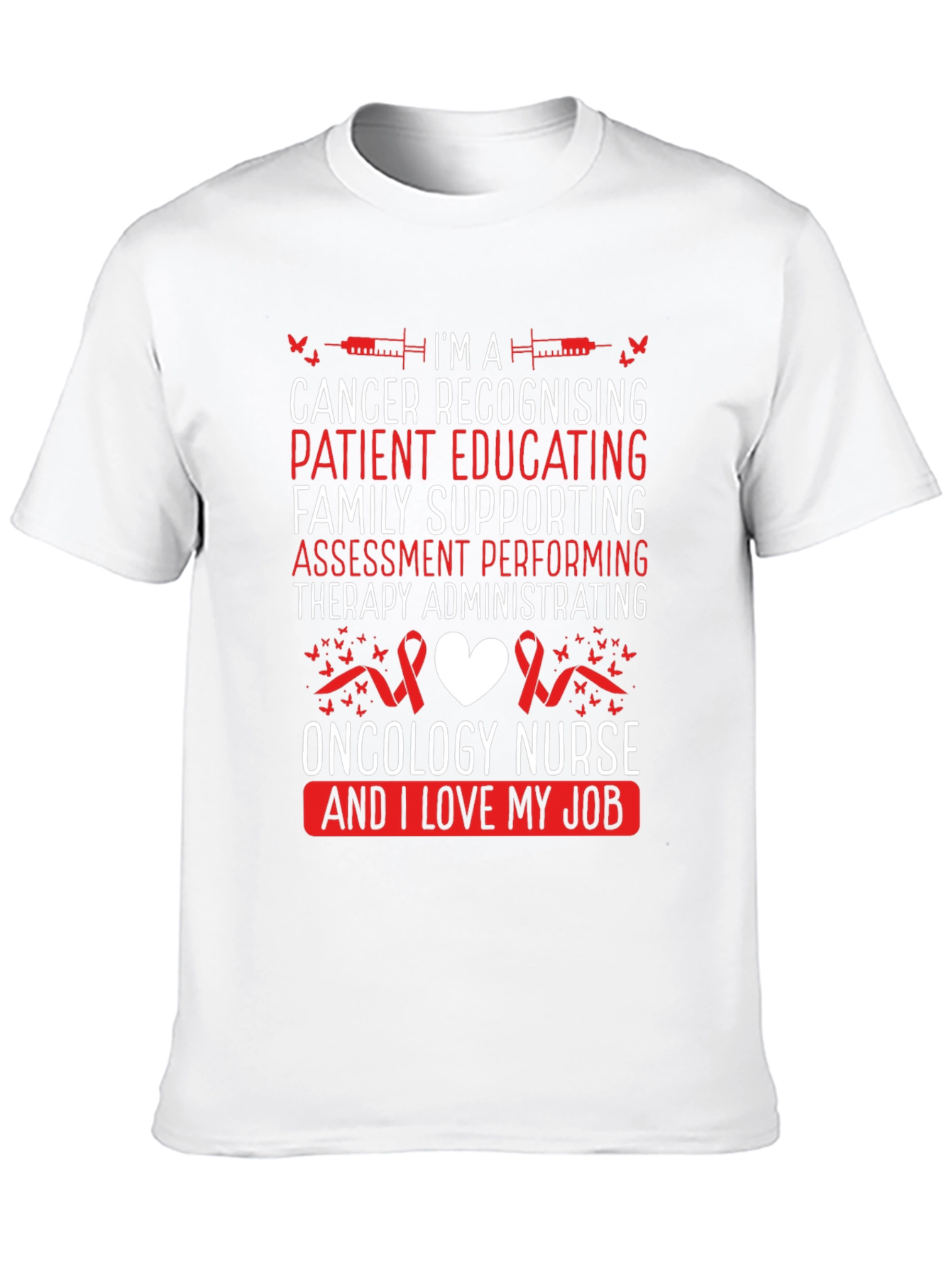 Oncology Nurse T-Shirt - Cancer Awareness