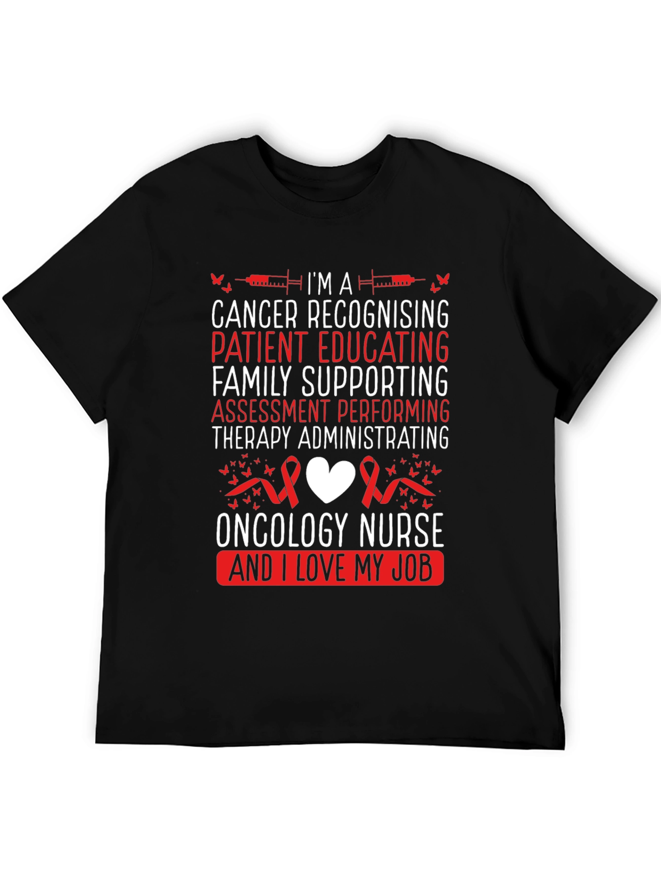 Oncology Nurse T-Shirt - Cancer Awareness