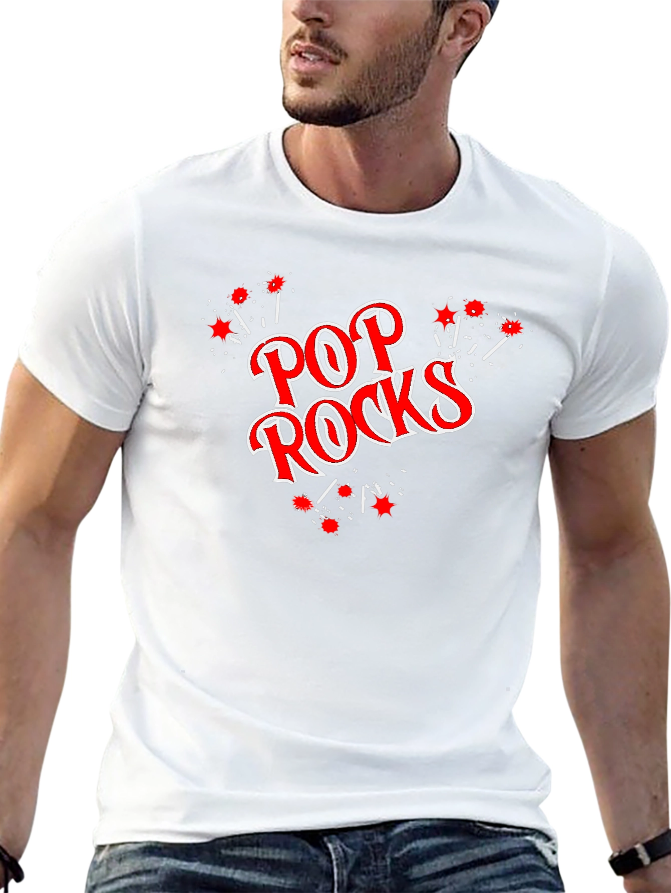 Pop Rocks Graphic Black T-Shirt