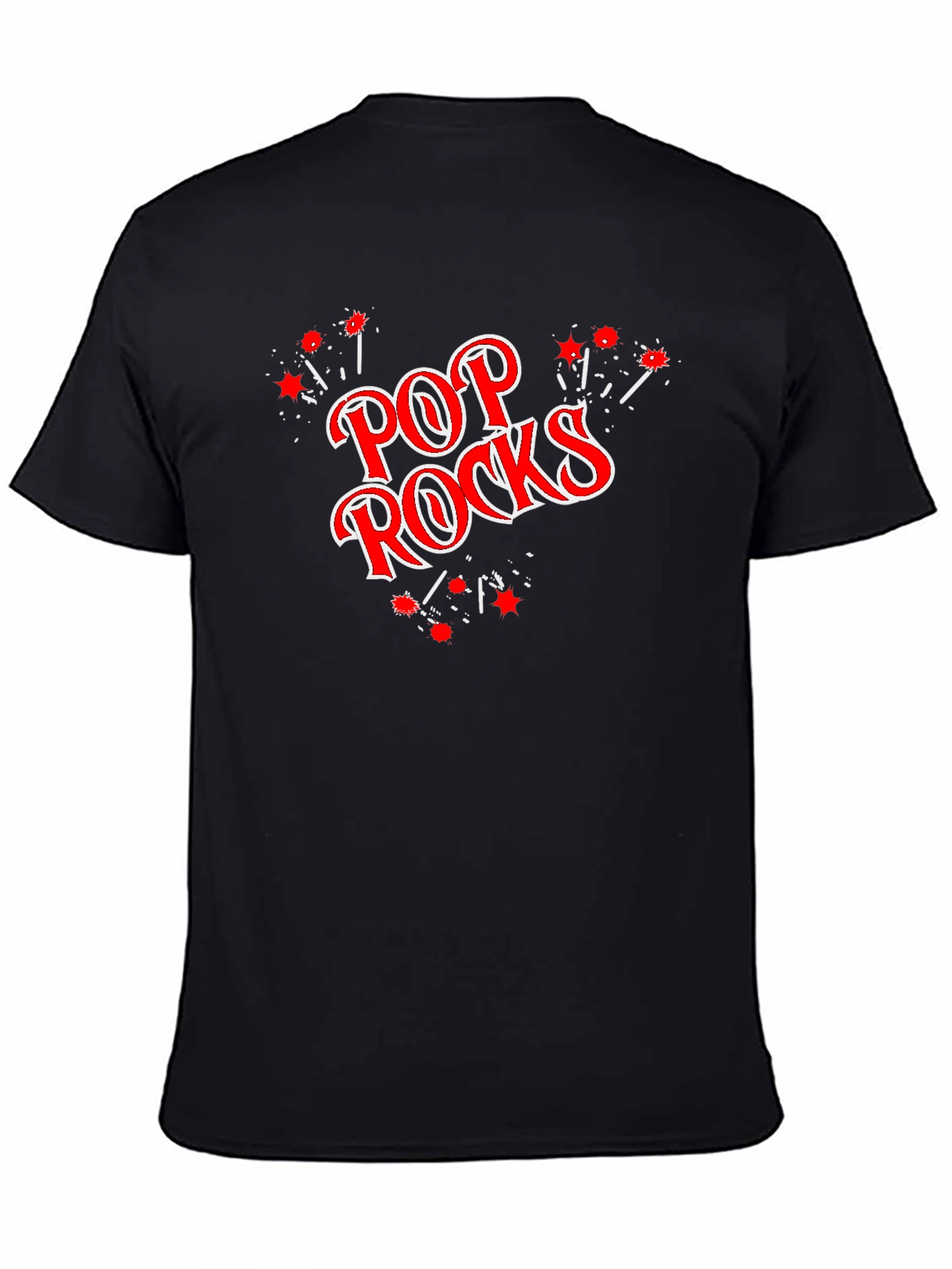 Pop Rocks Graphic Black T-Shirt