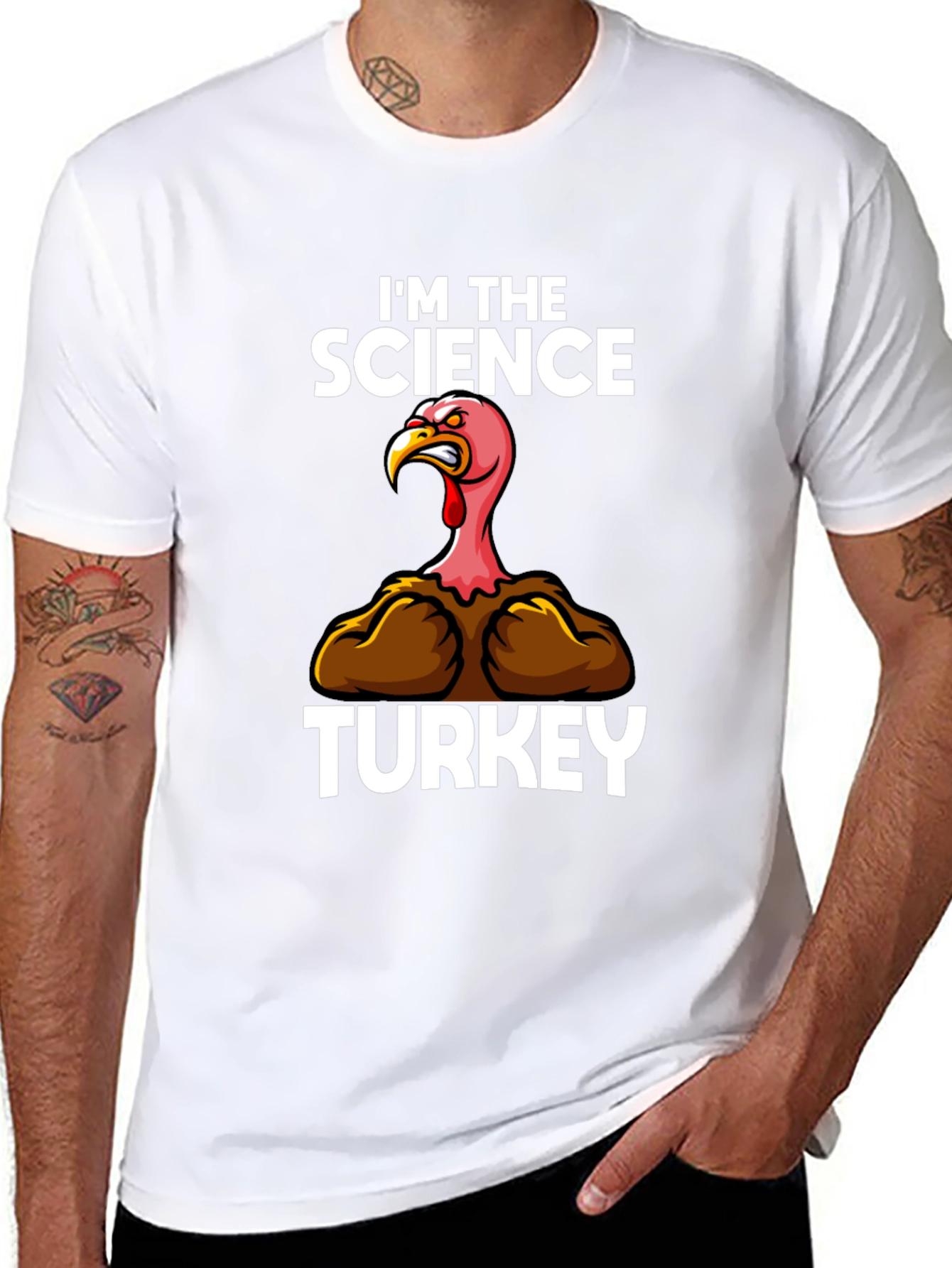 Science Turkey T-Shirt Funny Thanksgiving Tee