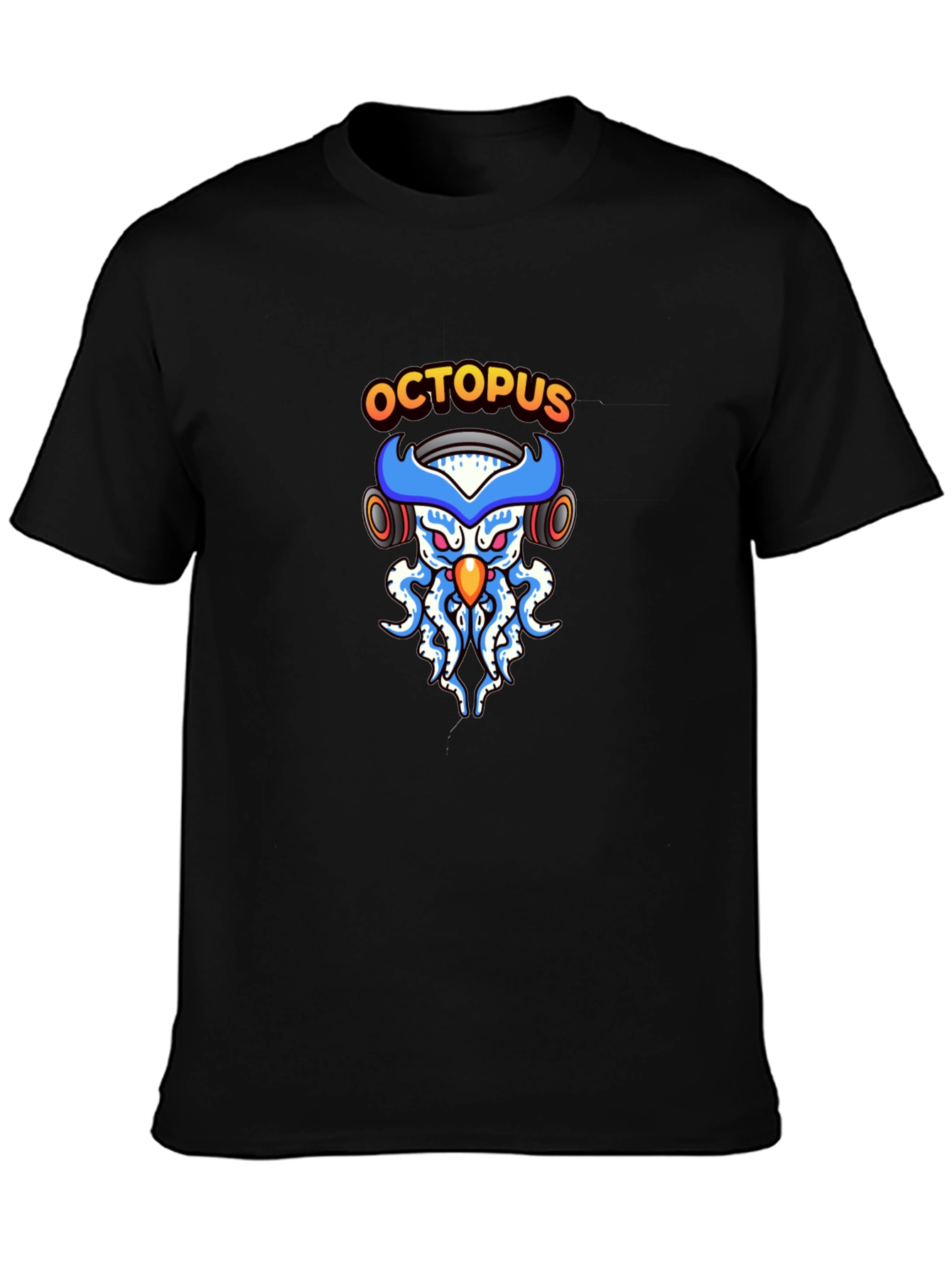 Octopus DJ Black T-Shirt
