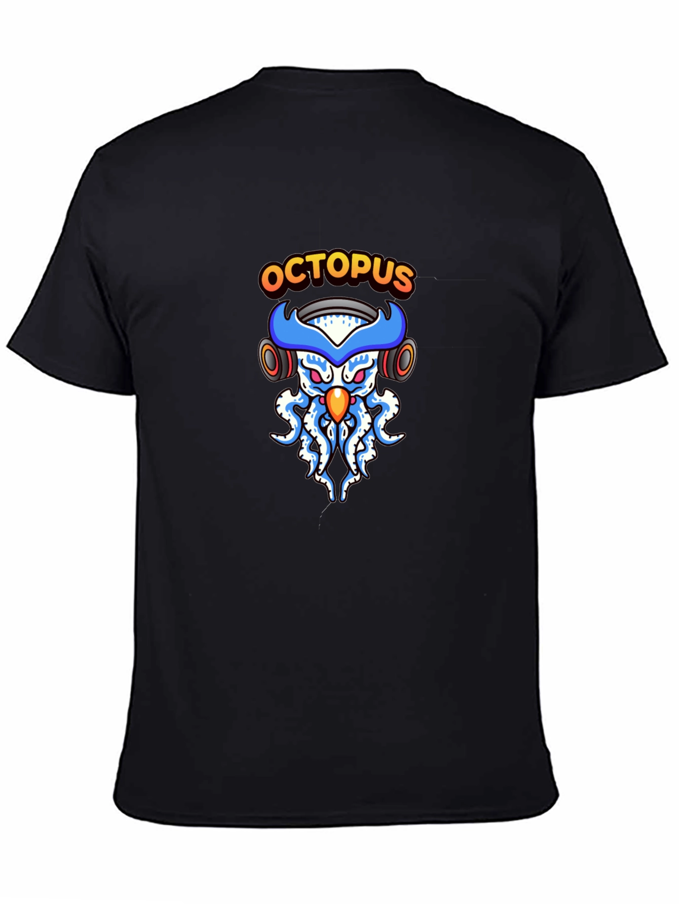 Octopus DJ Black T-Shirt