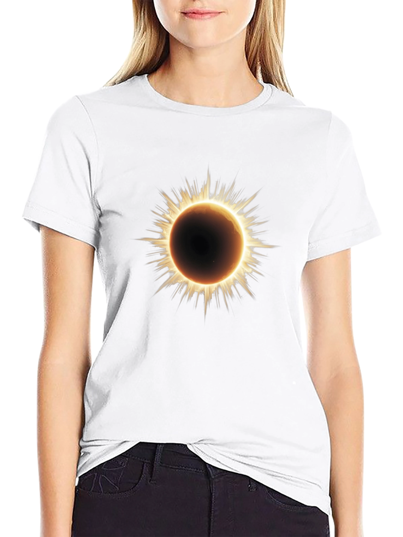 Eclipse Graphic Black T-Shirt