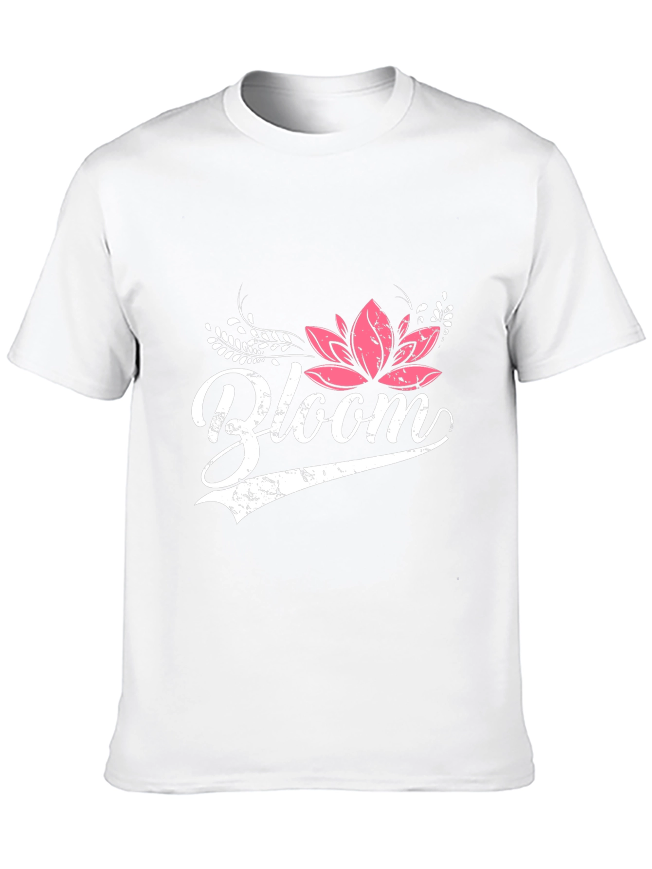 Bloom Graphic Tee - Black Cotton Shirt