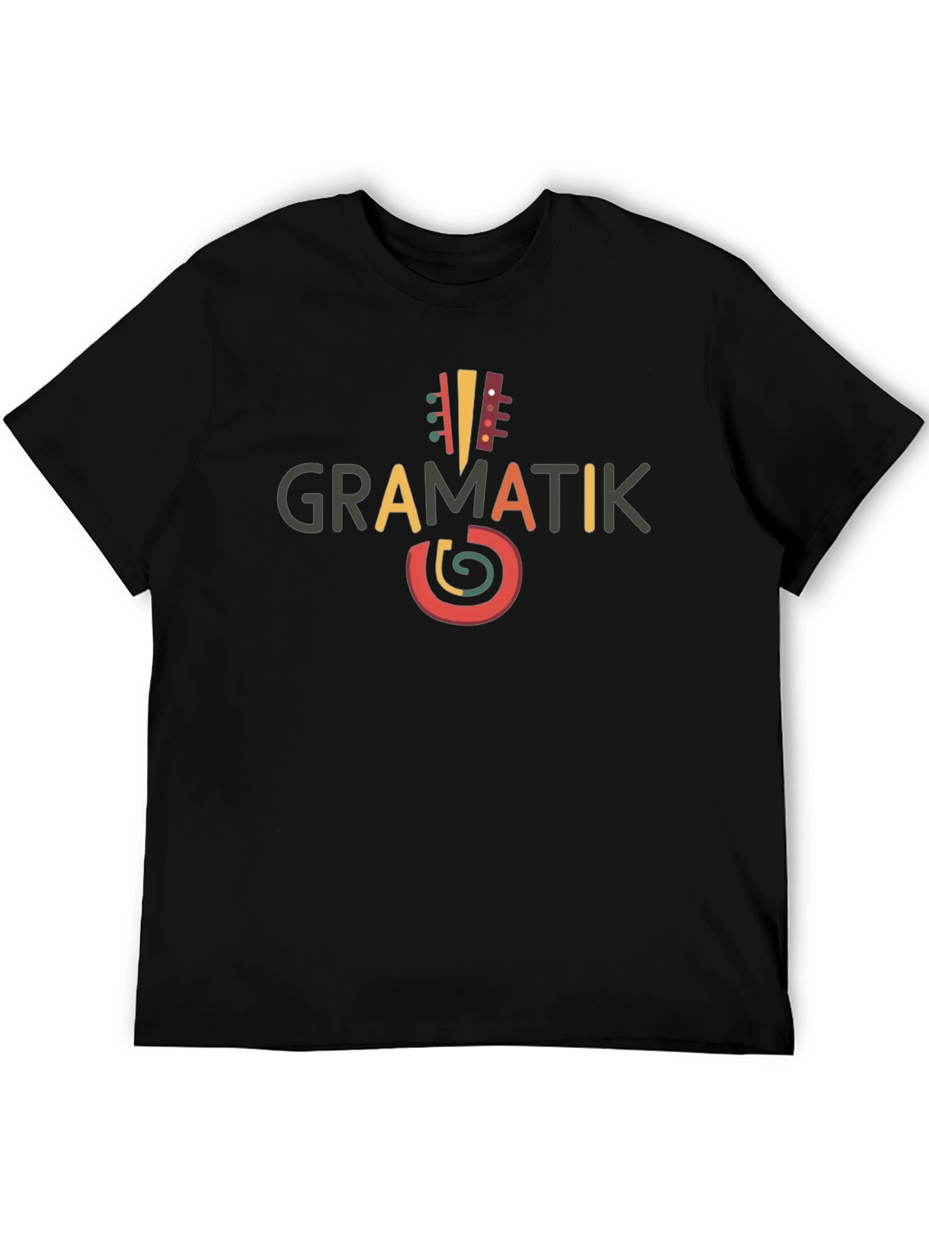 Gramatik Graphic T-Shirt - Black Cotton Tee