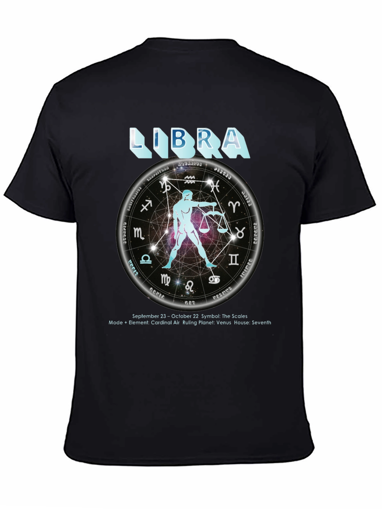 Libra Zodiac T-Shirt - September 23 to October 22