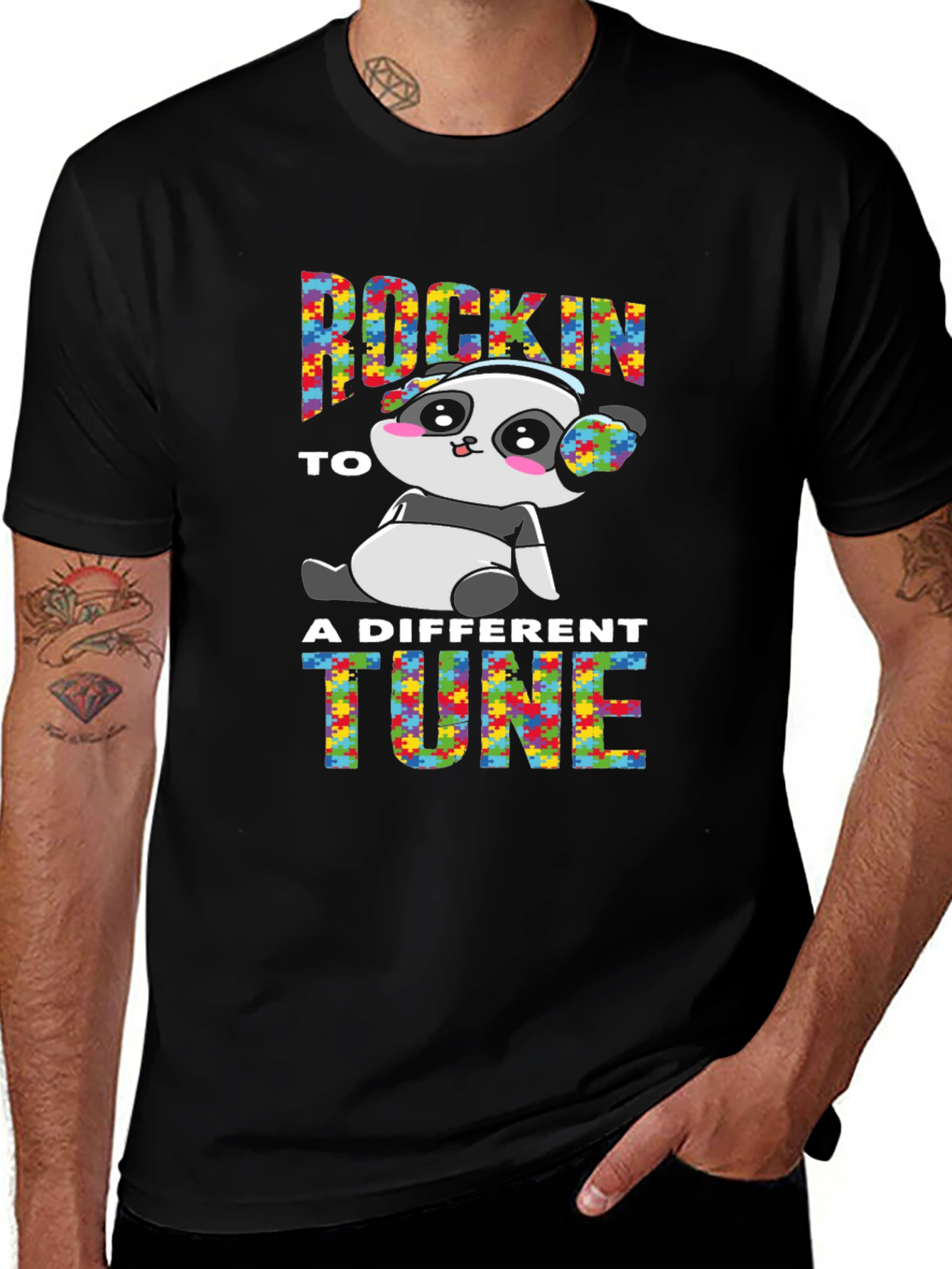 Autism Awareness Panda T-Shirt