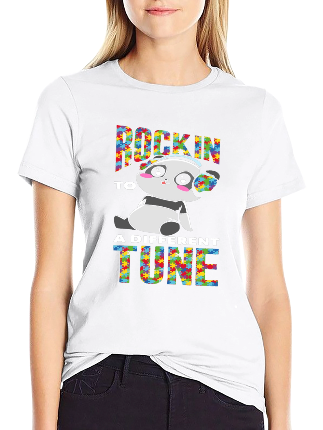 Autism Awareness Panda T-Shirt